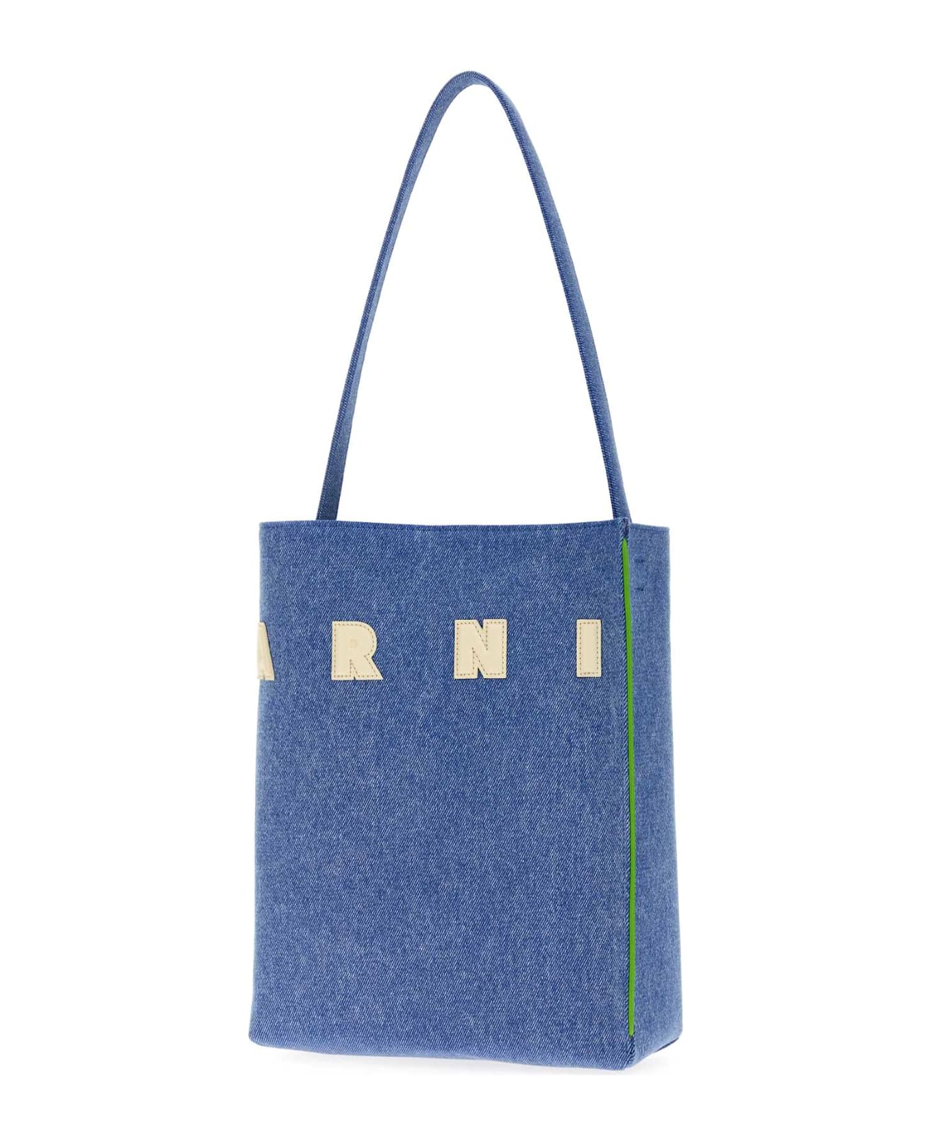 Marni Denim Small Museo Shoulder Bag - 00B44