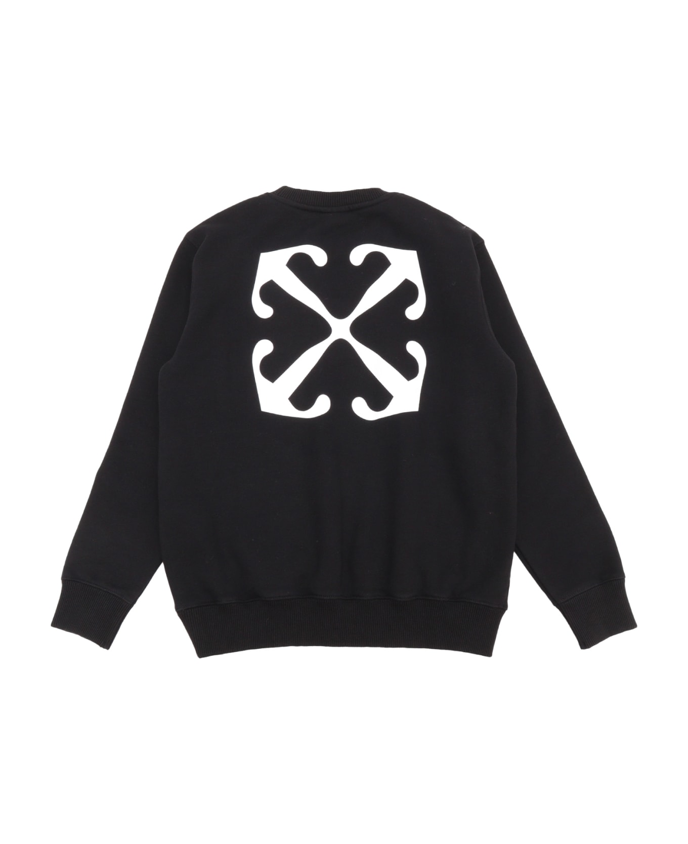 Off-White Off Stamp Plain Crewneck Black - White - BLACK ニットウェア＆スウェットシャツ