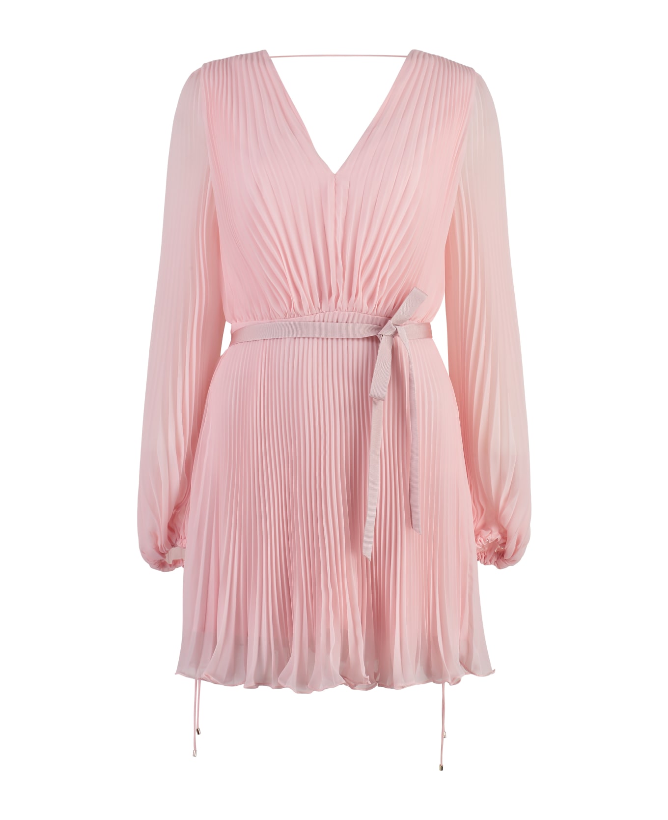 Max Mara Visita Chiffon Dress - Pink ワンピース＆ドレス