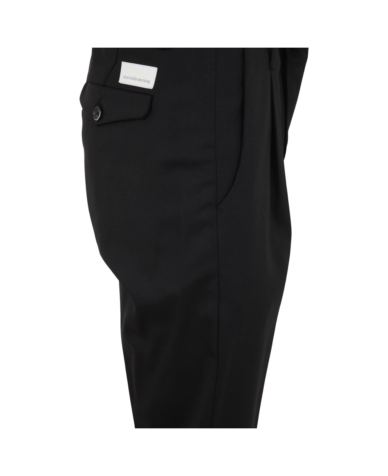 Nine in the Morning Stretch Pants With Pences - Black
