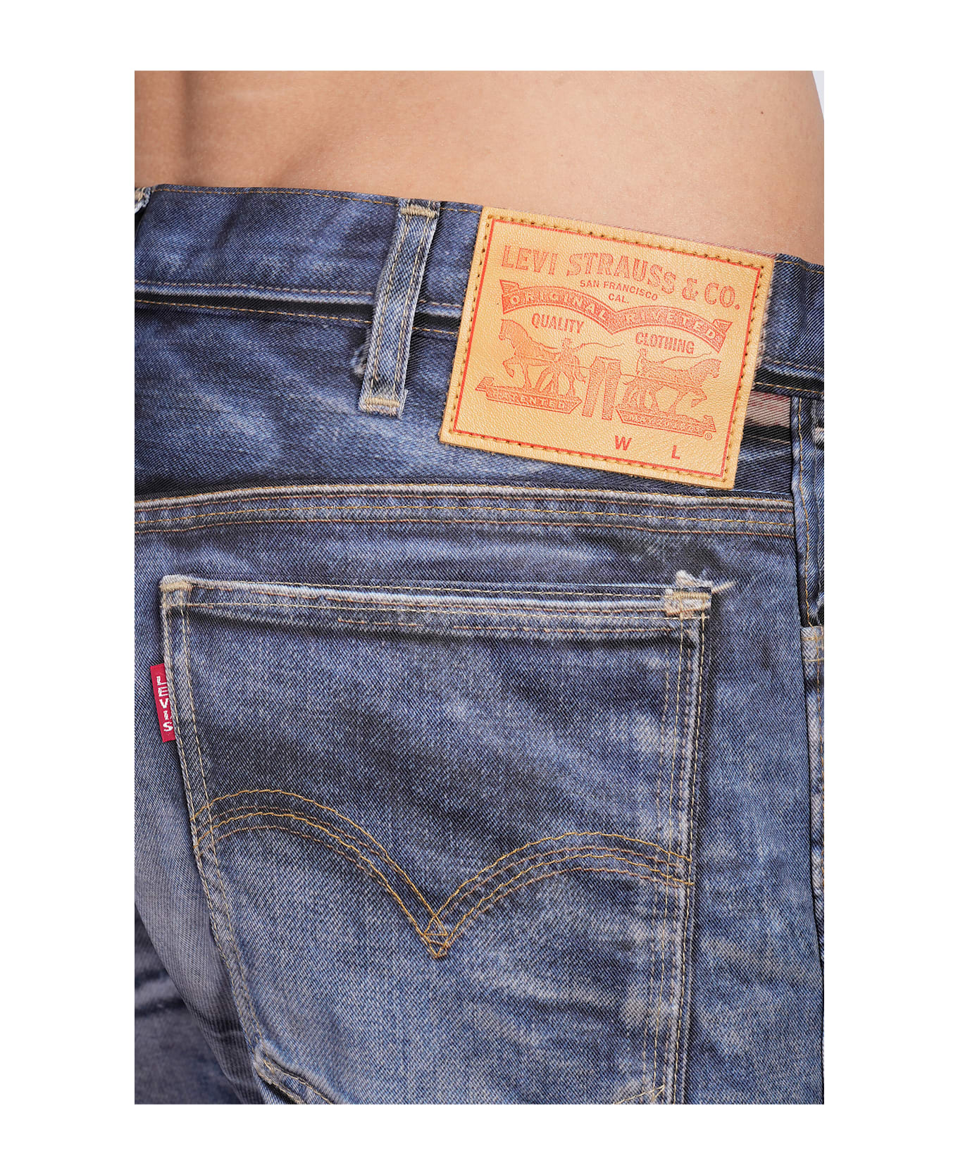 Junya Watanabe Jeans In Blue Nylon - blue