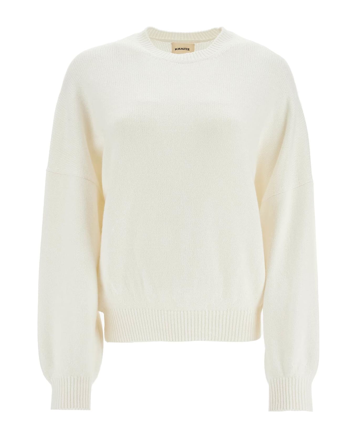 Khaite Cashmere Margaux Pullover - GLAZE (White)