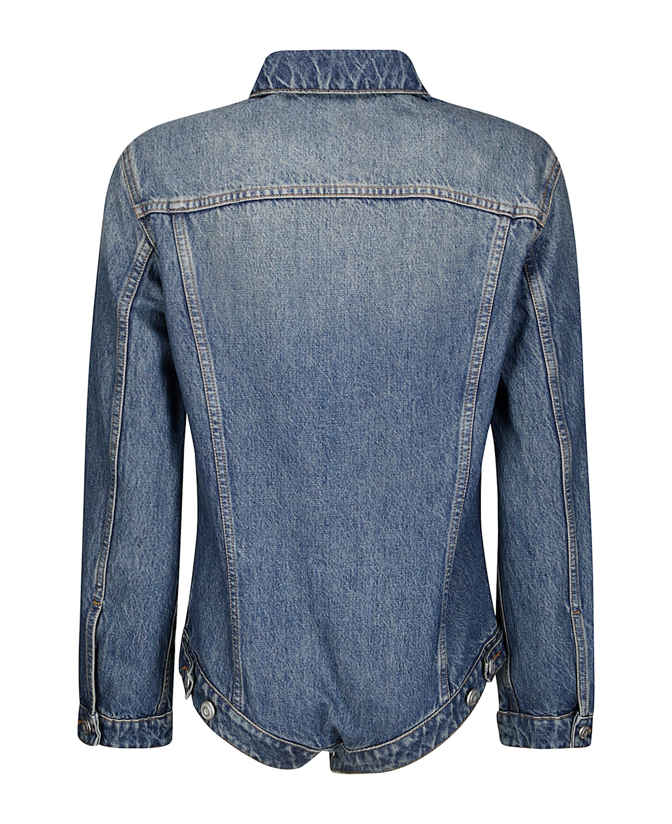 Coperni Denim Body Jacket - BLUE VINTAGE