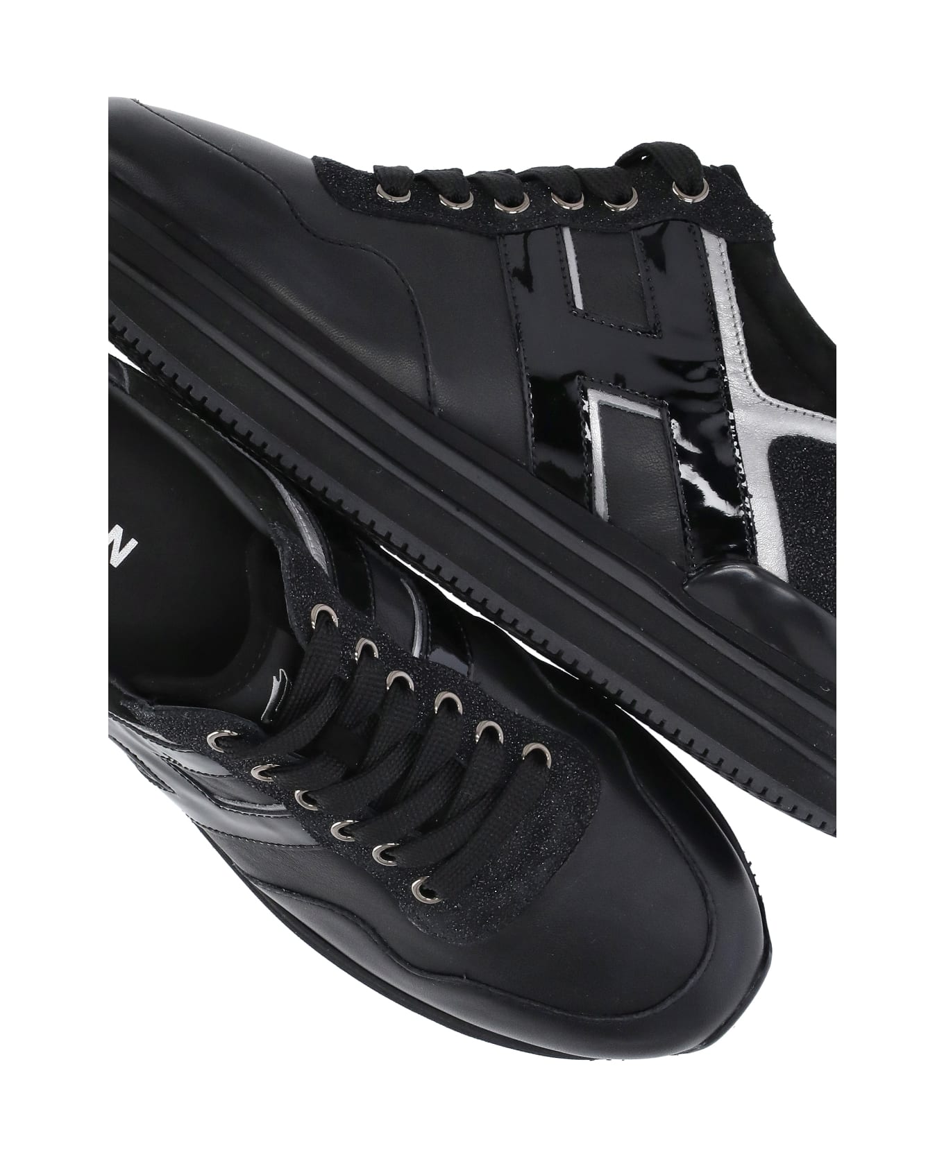 Hogan Midi H222 Sneakers - Black スニーカー