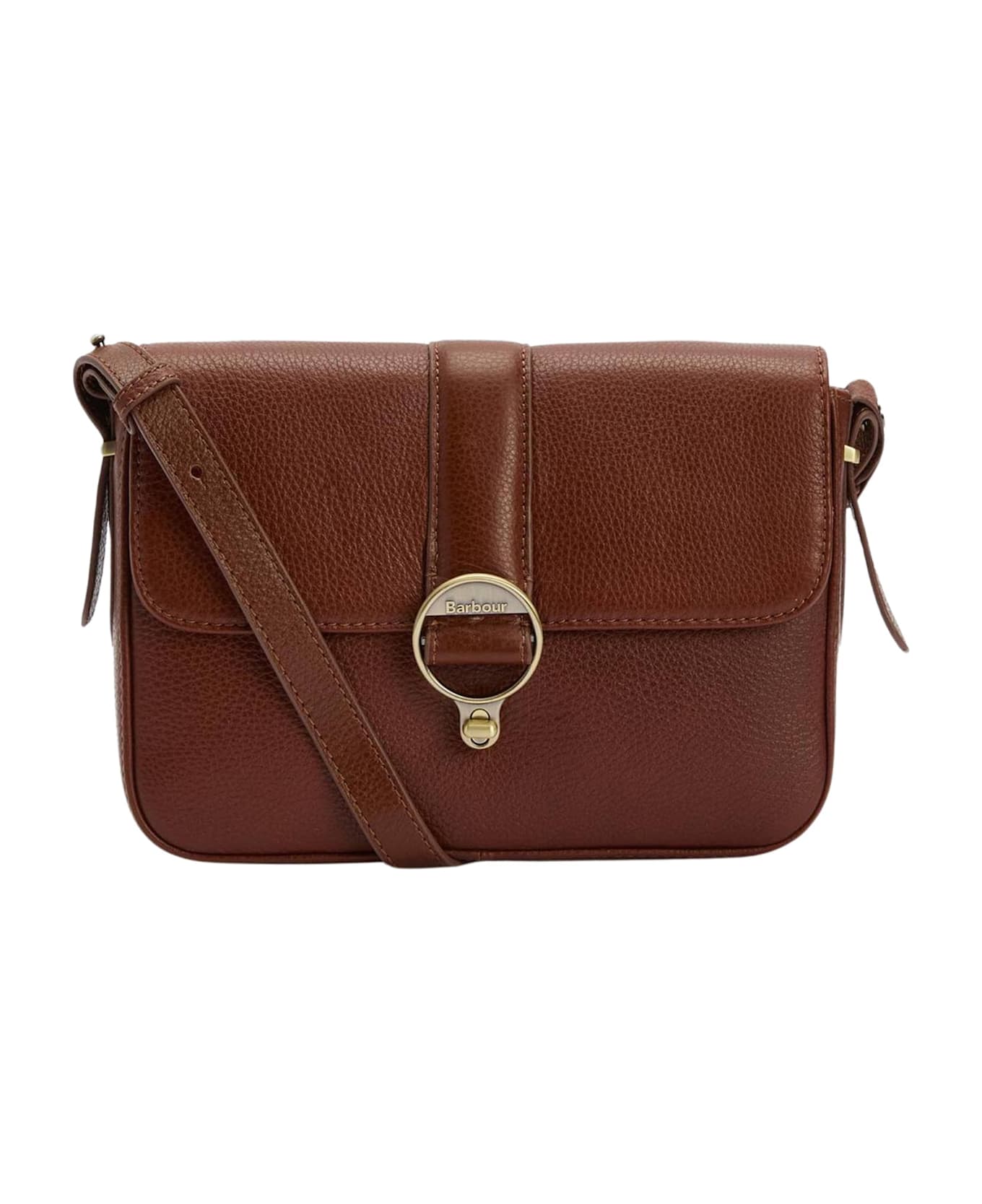 Barbour Leathere Cross Body Bag - Brown
