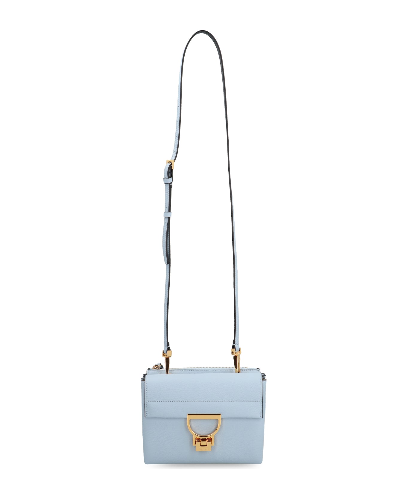 Coccinelle Arlettis Leather Handbag - Light Blue トートバッグ
