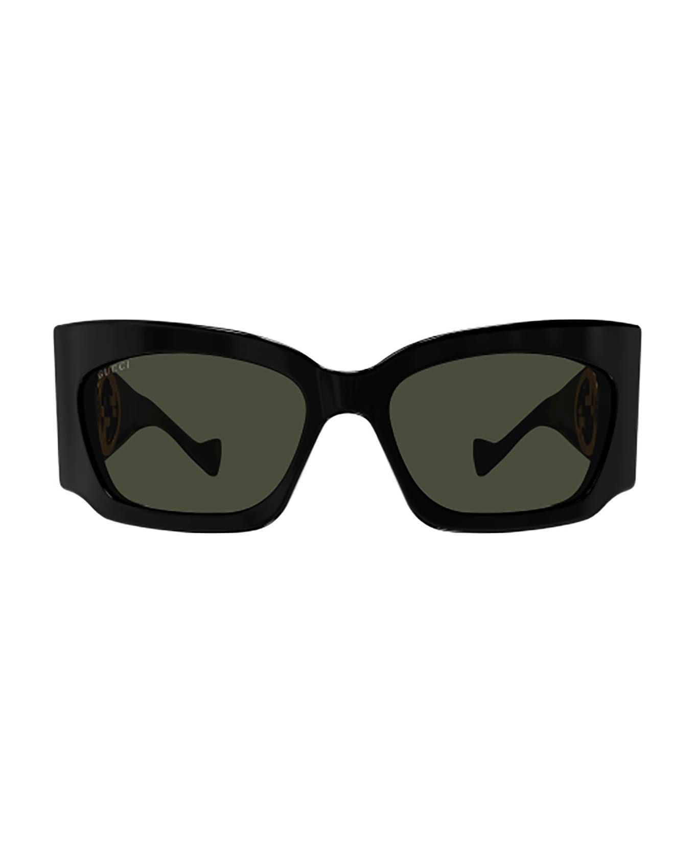 Gucci Eyewear GG1412S Sunglasses - Black Black Grey サングラス
