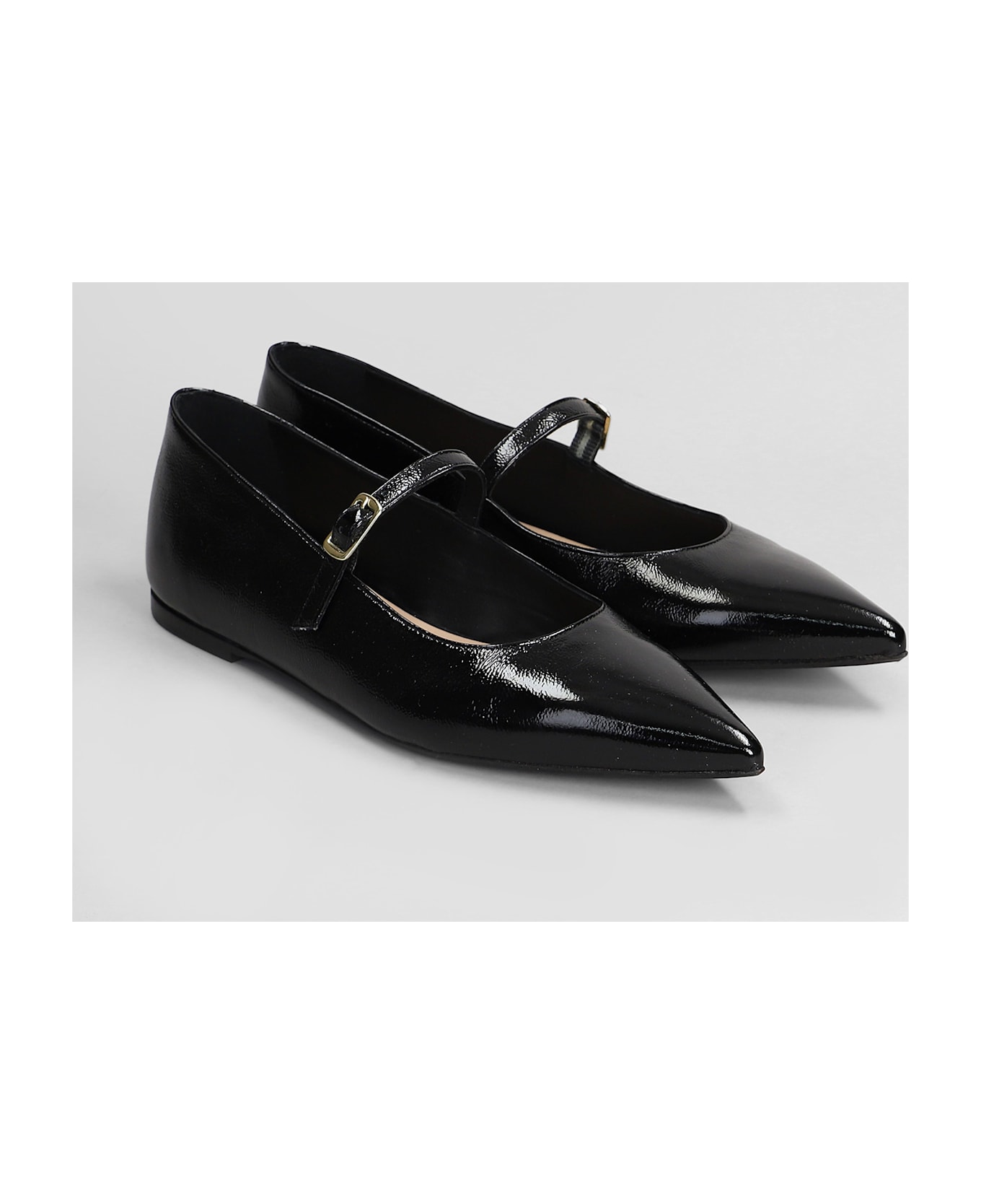 Fabio Rusconi Ballet Flats In Black Cly - black