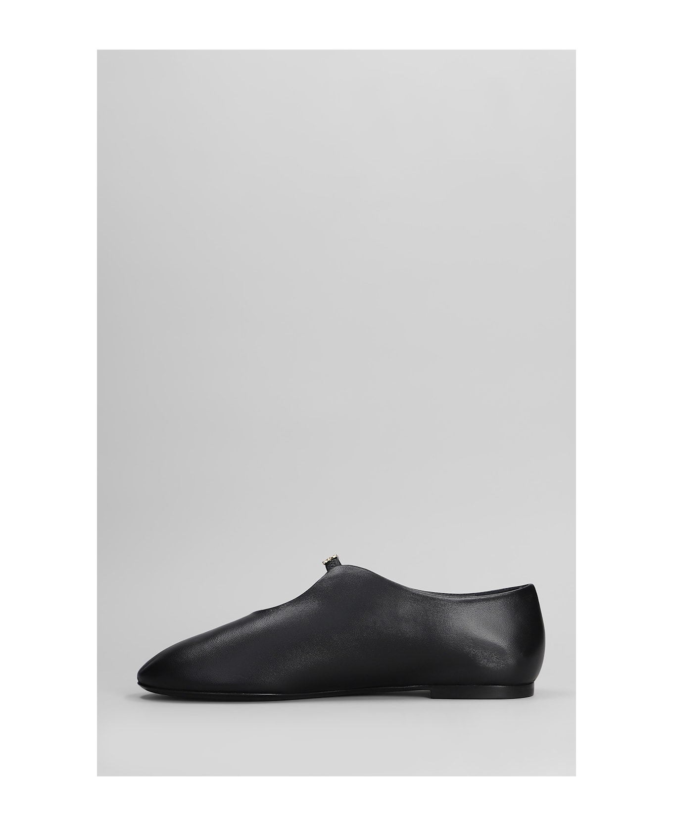 Givenchy 4g Liquid Ballet Flats In Black Leather - Black