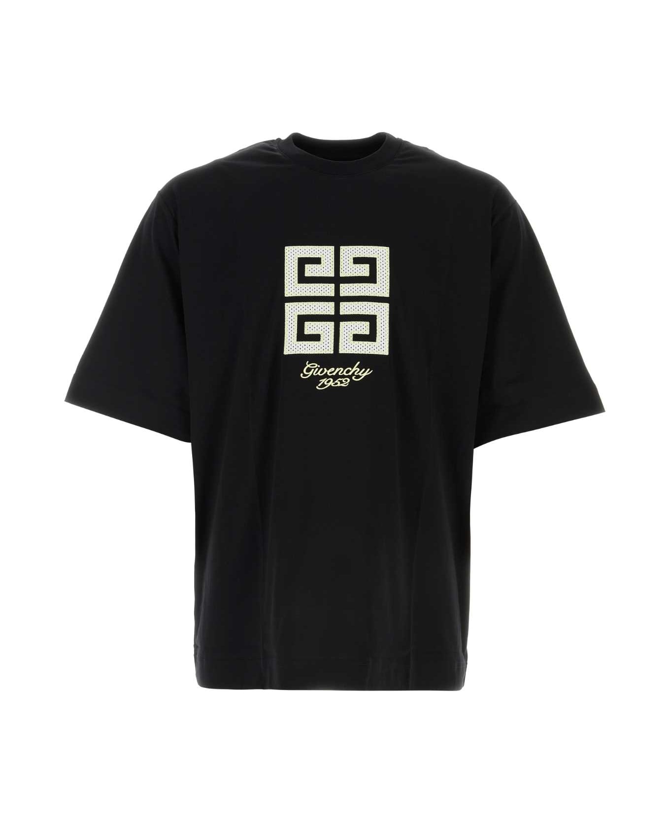 Givenchy Black Cotton T-shirt - BLACK