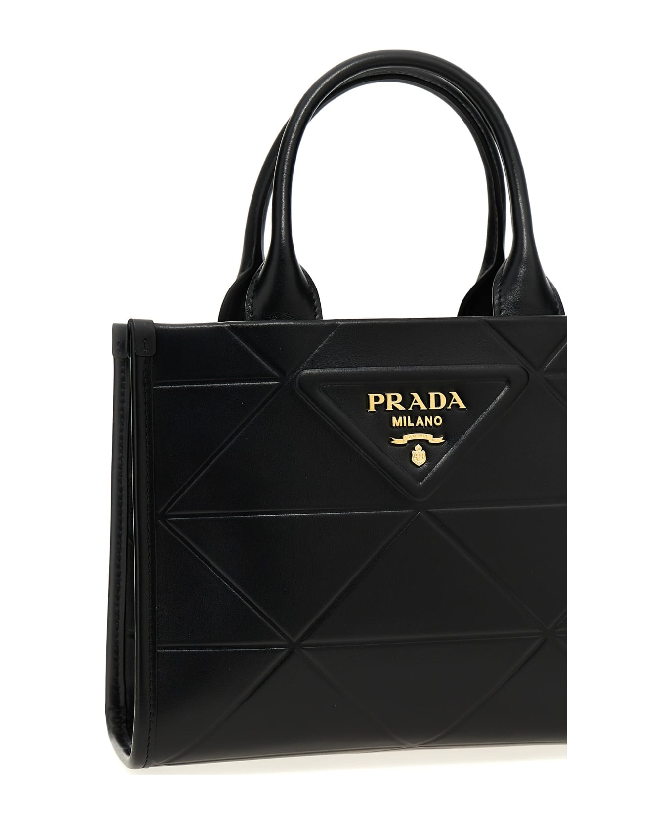 Prada ' Symbole Small' Shopping Bag - Nero トートバッグ