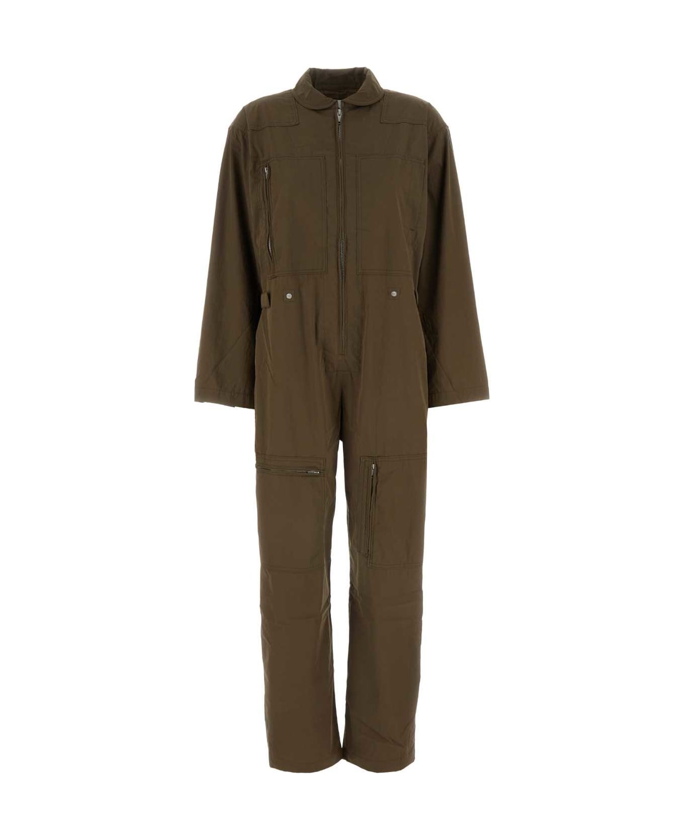 Marant Étoile Khaki Cotton Blend Rabbia Jumpsuit - KHAKI