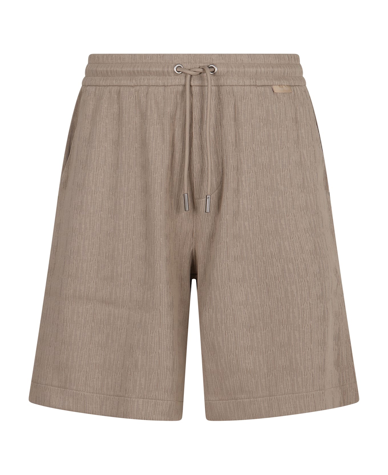 Calvin Klein Cotton Shorts - Beige