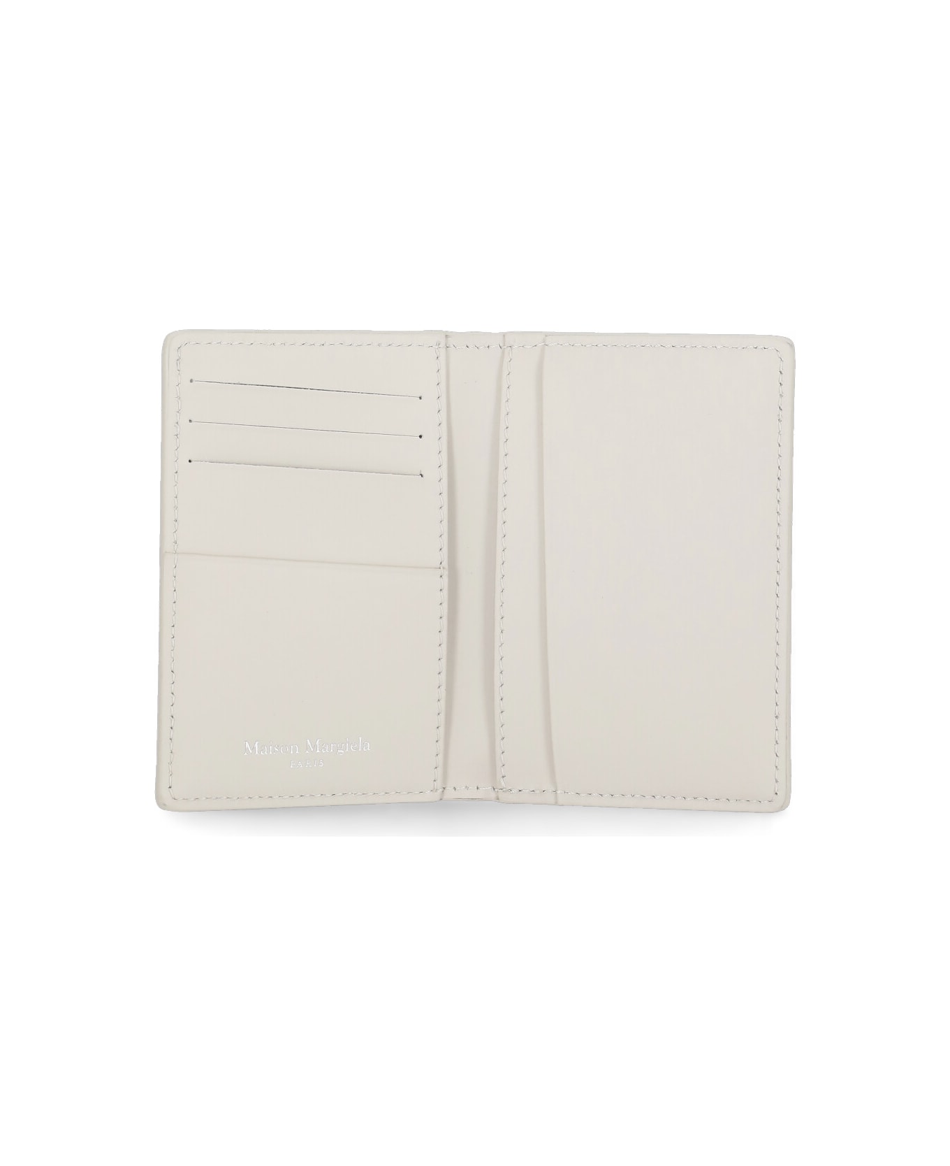 Maison Margiela Bi-fold Card Holder - Ivory
