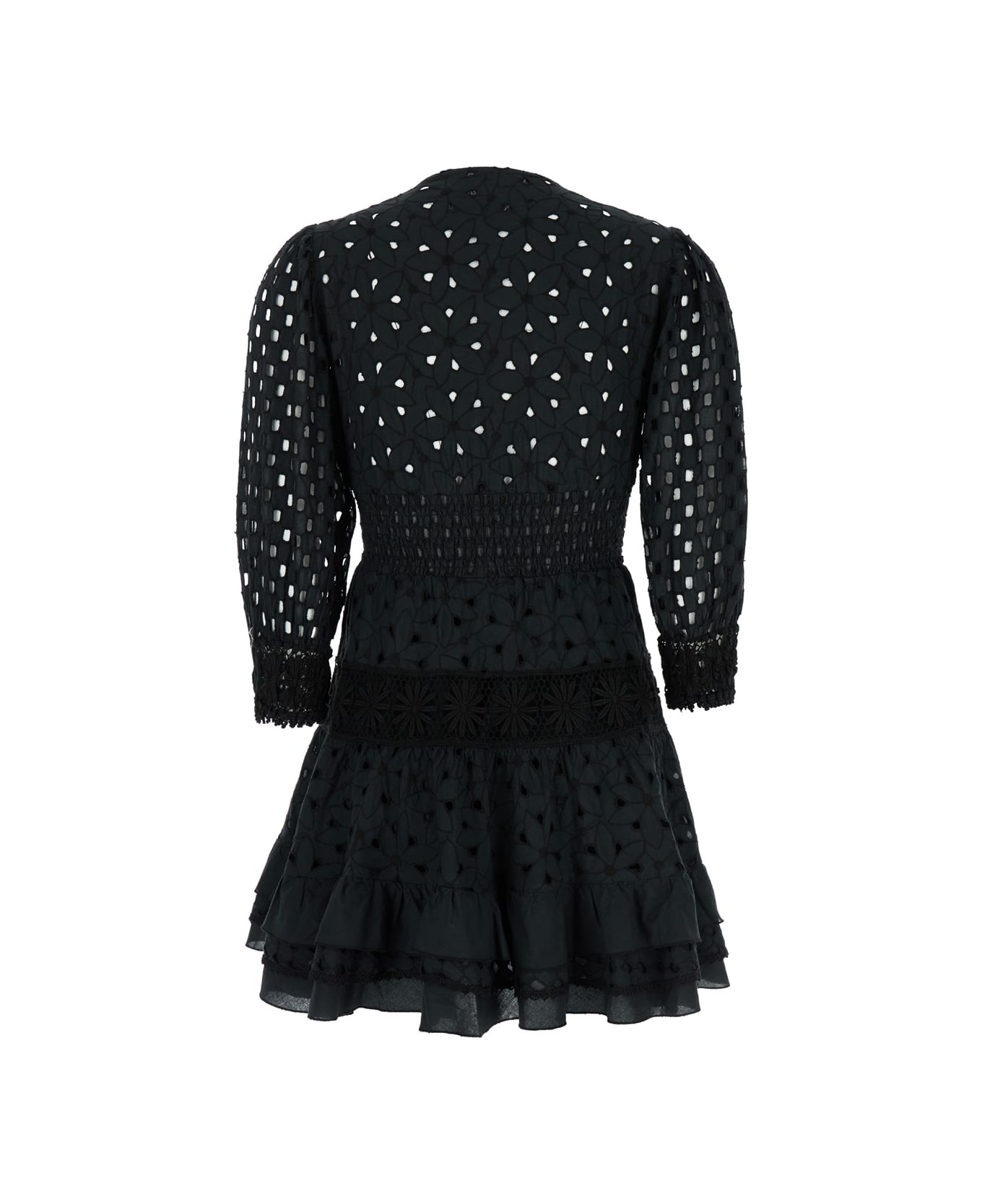Temptation Positano Embroidered Dress - Black ワンピース＆ドレス