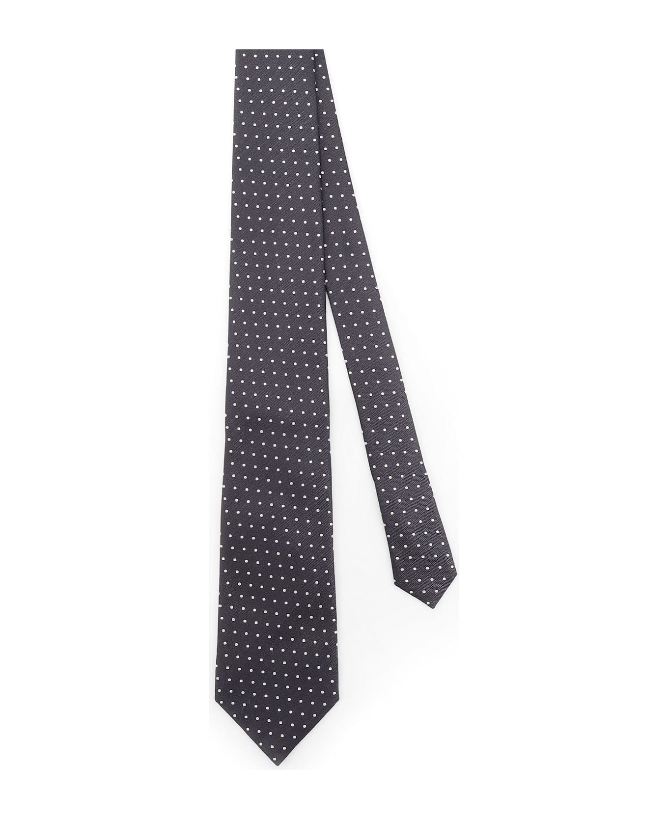 Tom Ford Silk Tie With Micro-fantasy - Grey