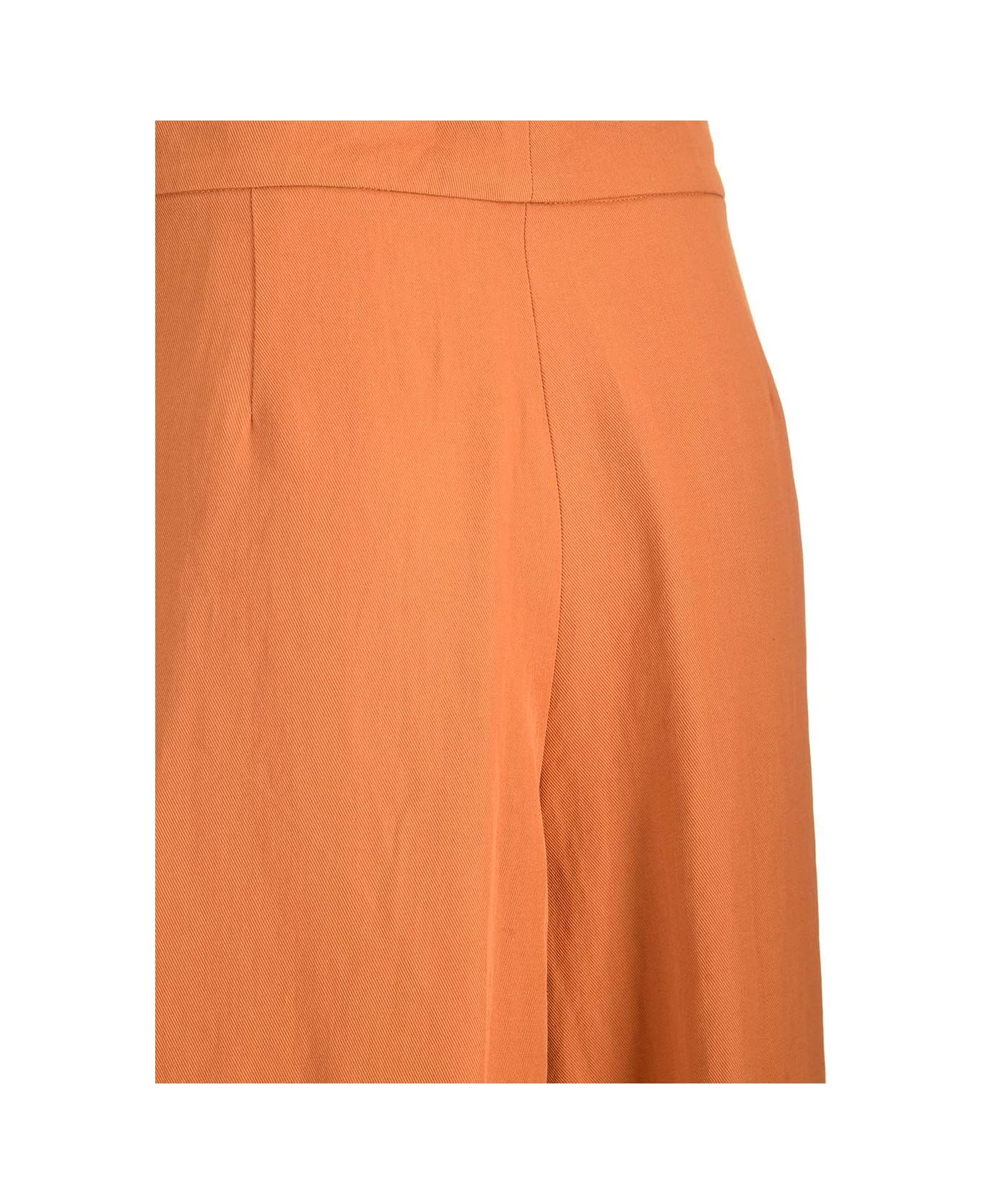 Dries Van Noten Wool Blend Trousers - Orange