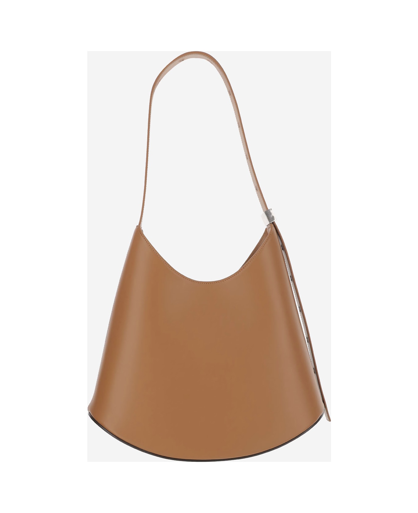 Jil Sander Eldorado Medium Leather Shoulder Bag - Brown