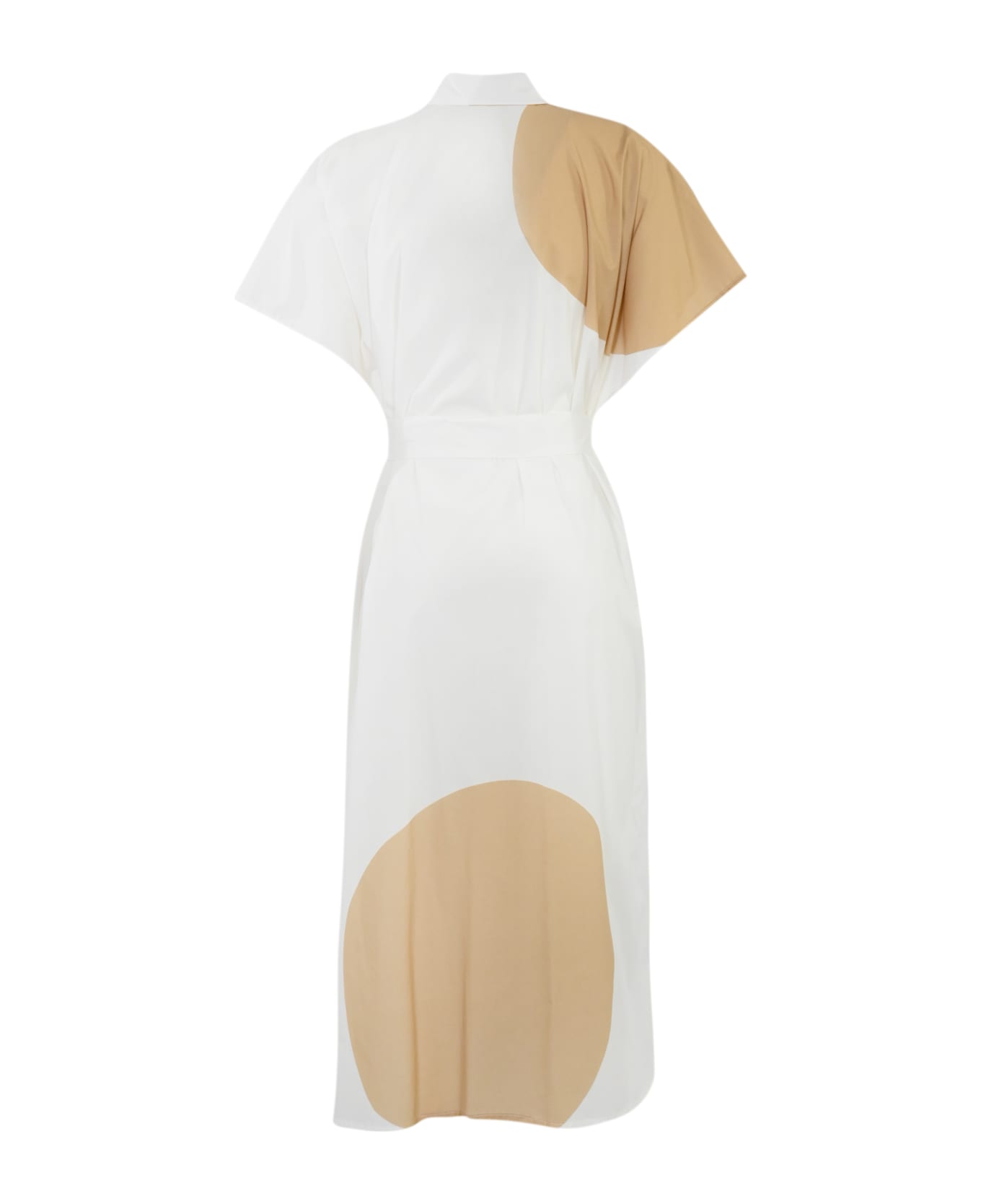 Liviana Conti Poplin Dress With Print - Pois bianco