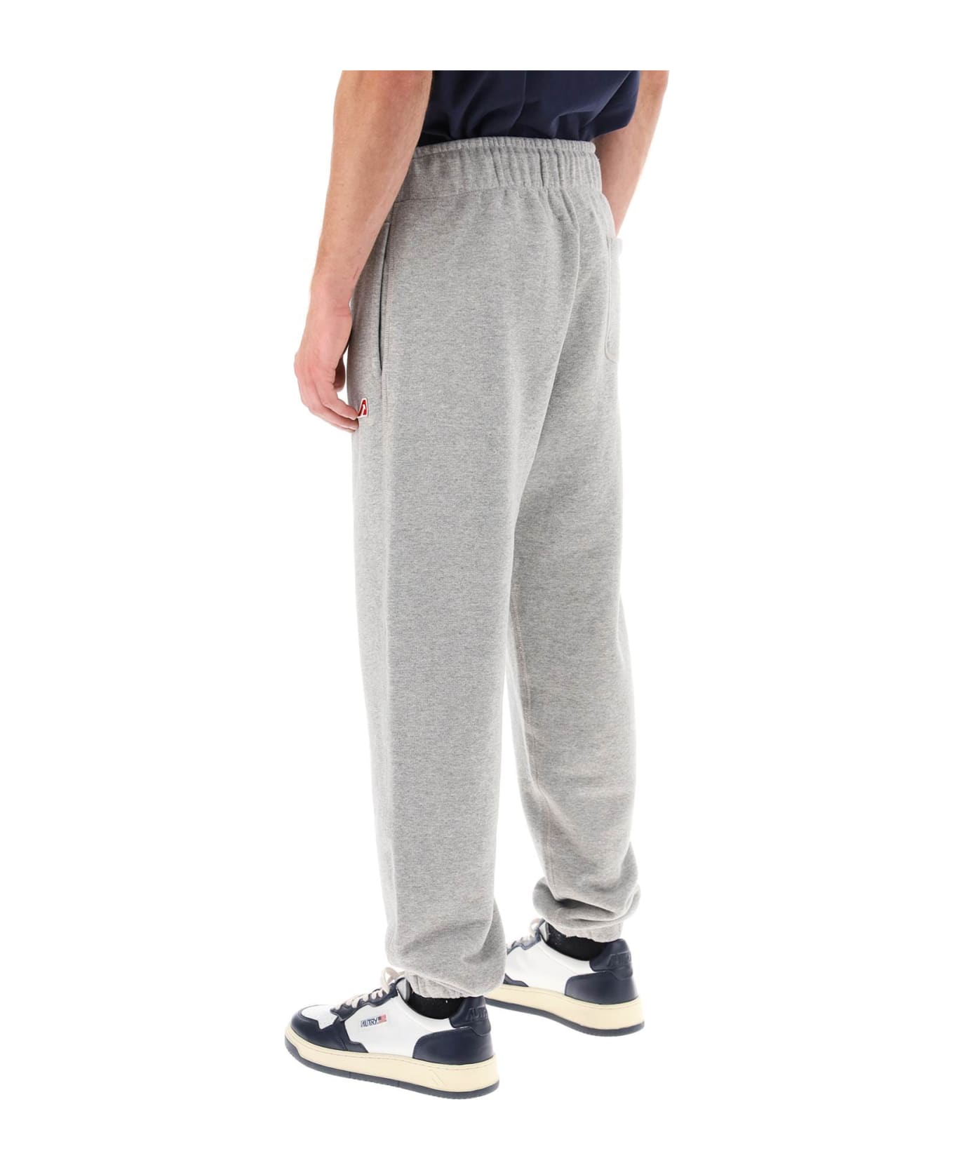 Autry Joggers In Cotton French Terry - Grey