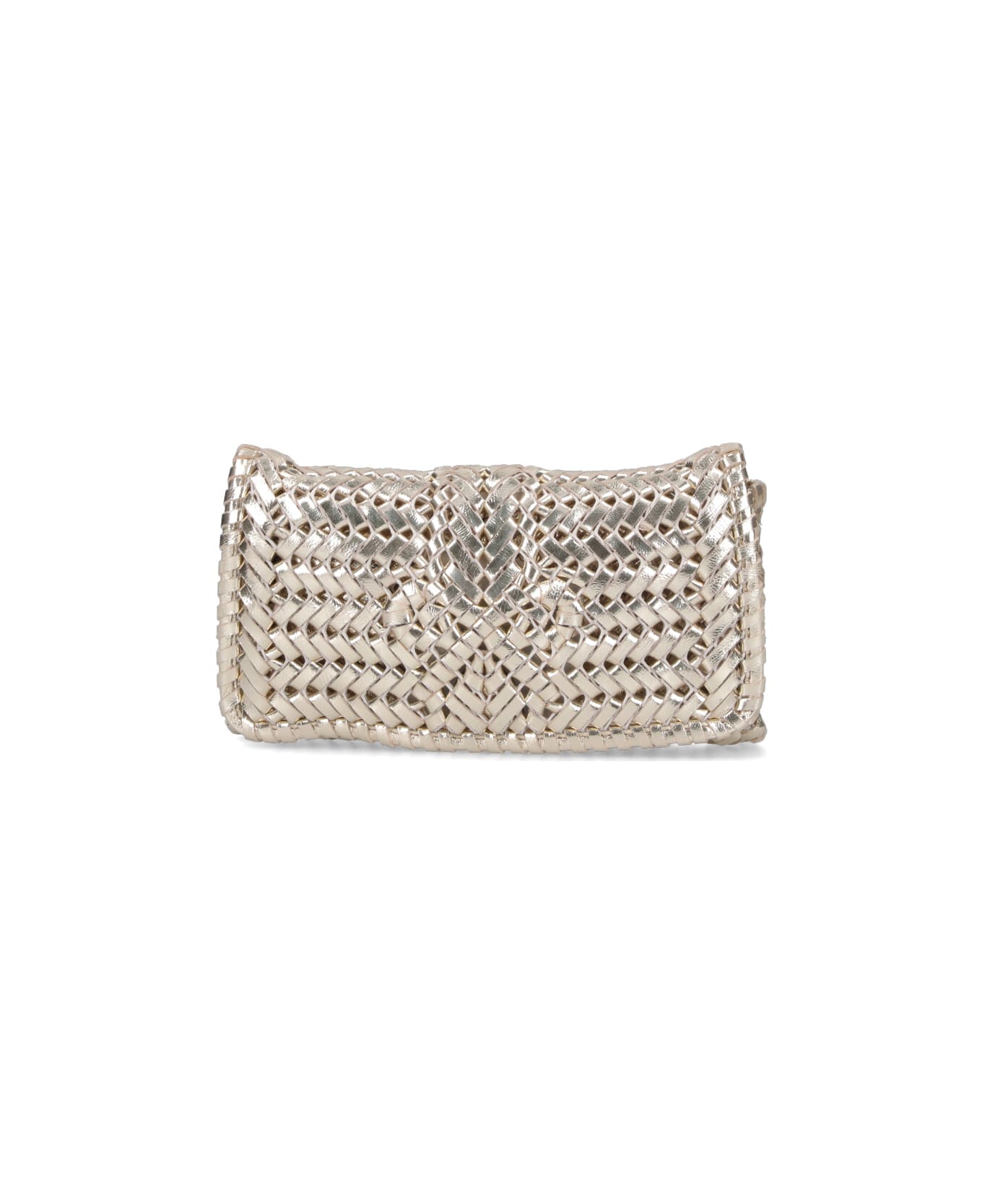 Anya Hindmarch "neeson" Clutch - Gold