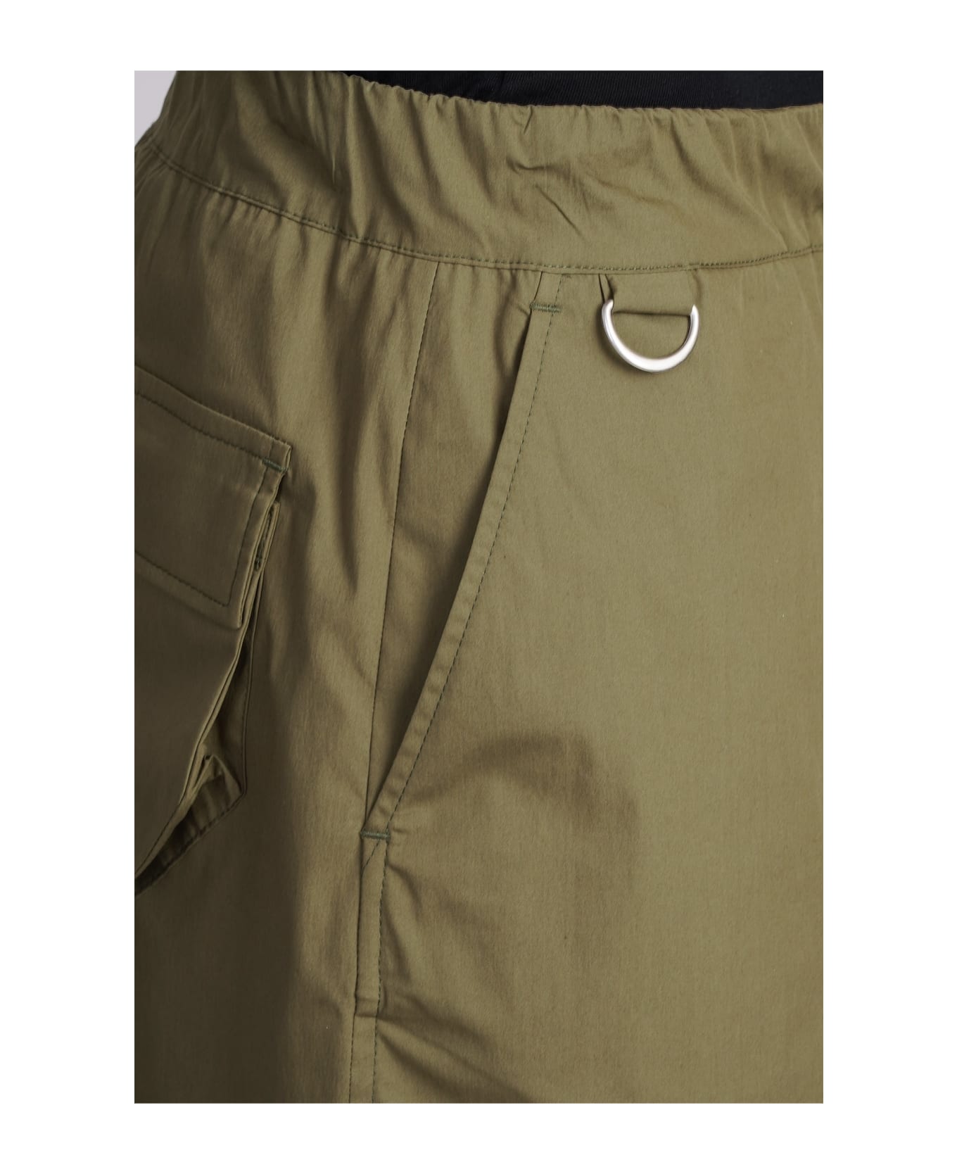 Low Brand Combo Shorts In Green Cotton - green