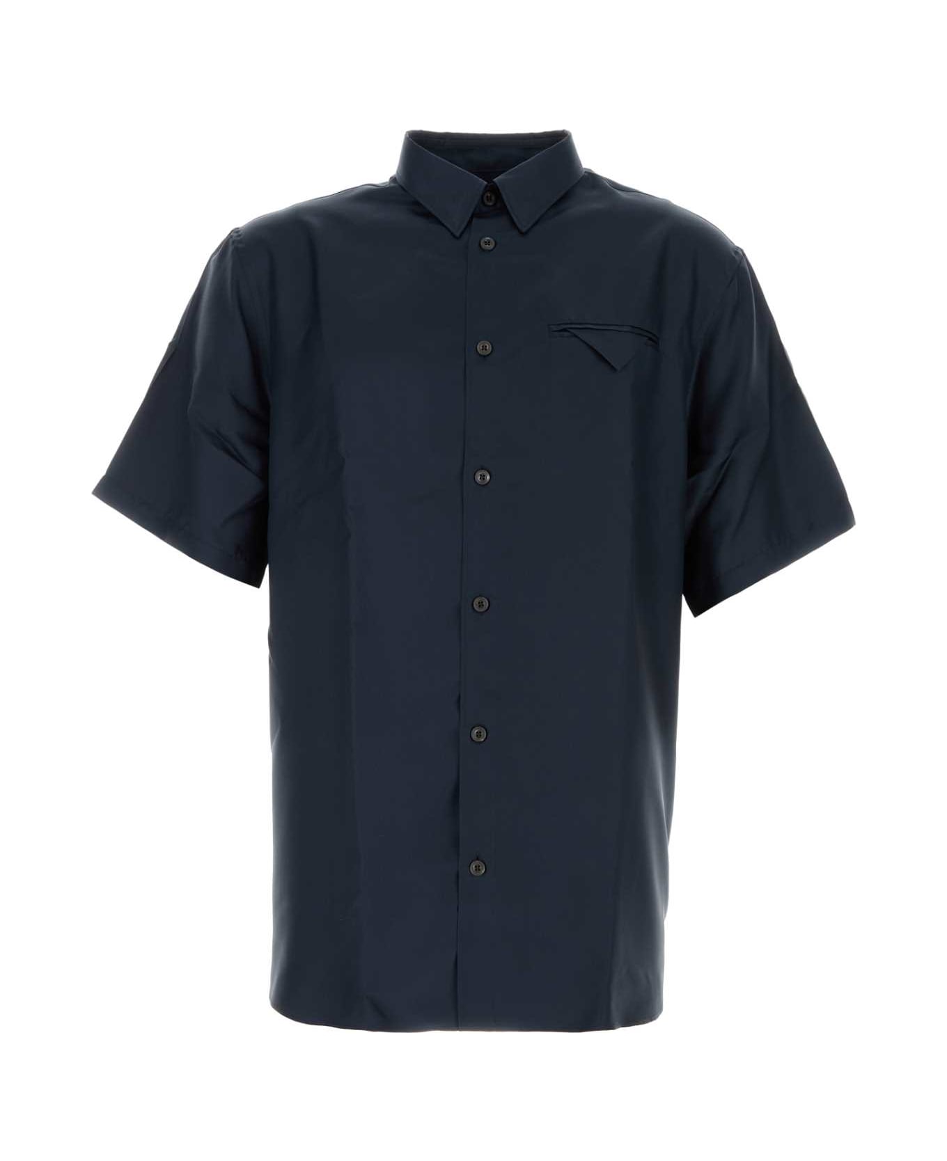 Prada Blue Satin Shirt - BLU