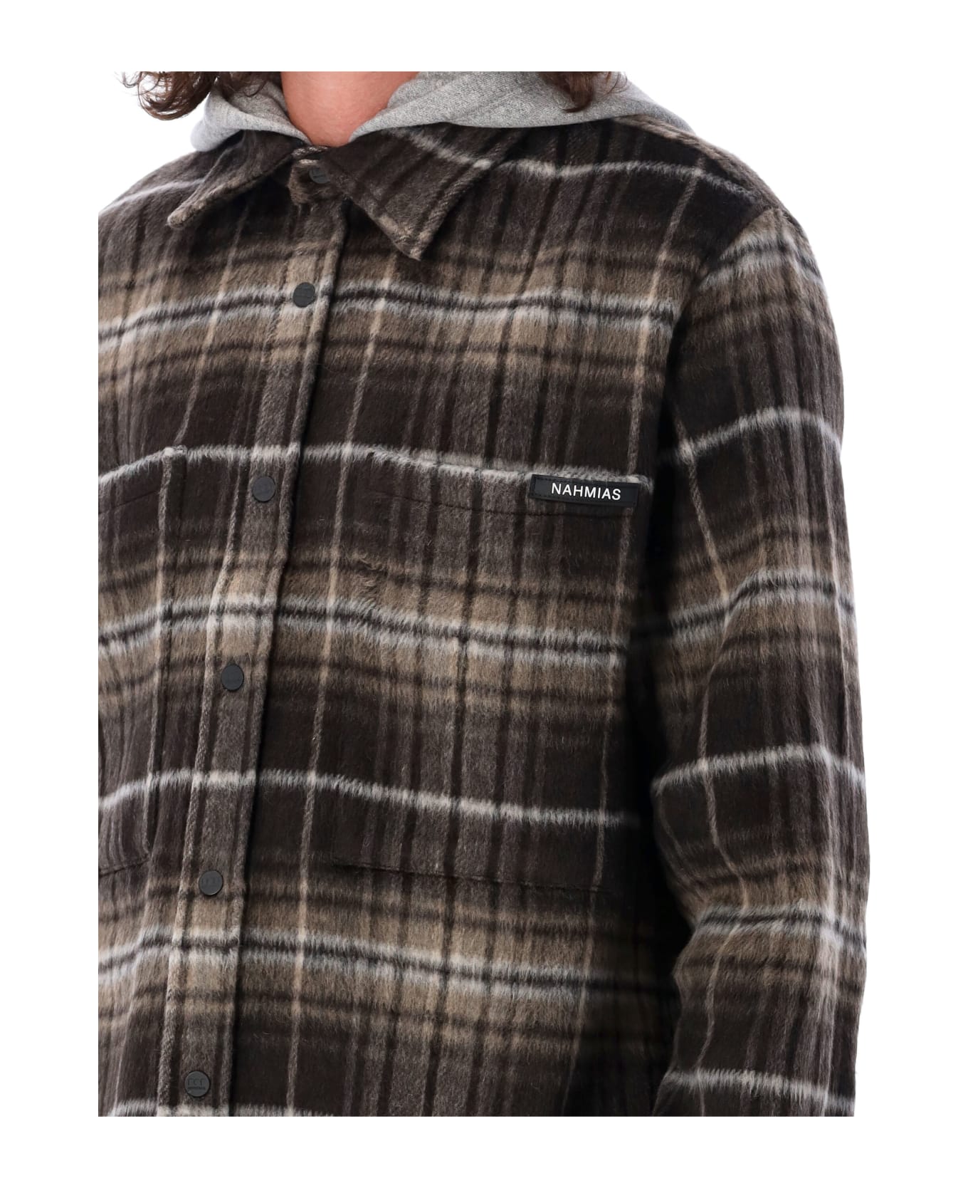 Nahmias Hooded Flannel Outerwear - PLAID ブレザー