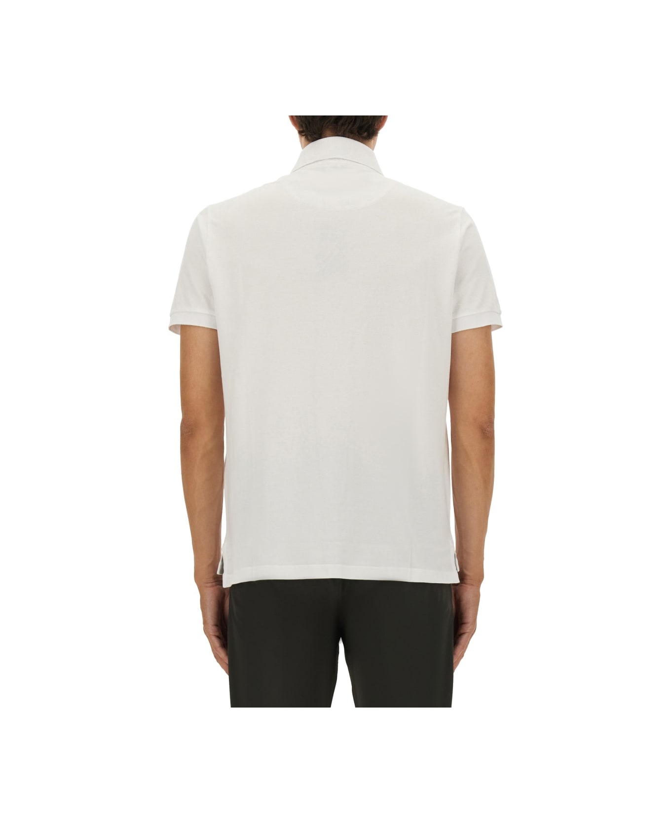 Etro Polo Shirt With Embroidered Pegasus - WHITE