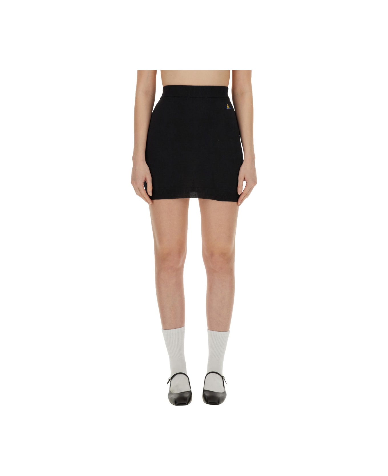 Vivienne Westwood Mini Skirt "bea" - BLACK
