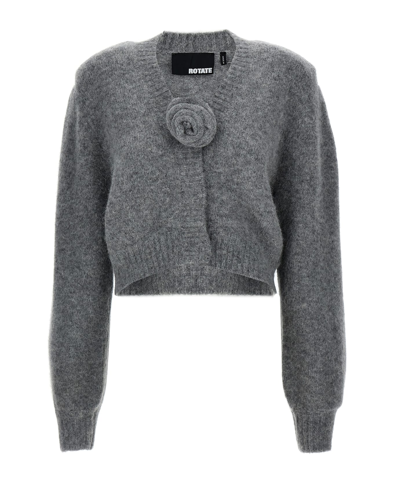 Rotate by Birger Christensen Flower Cardigan - grigio