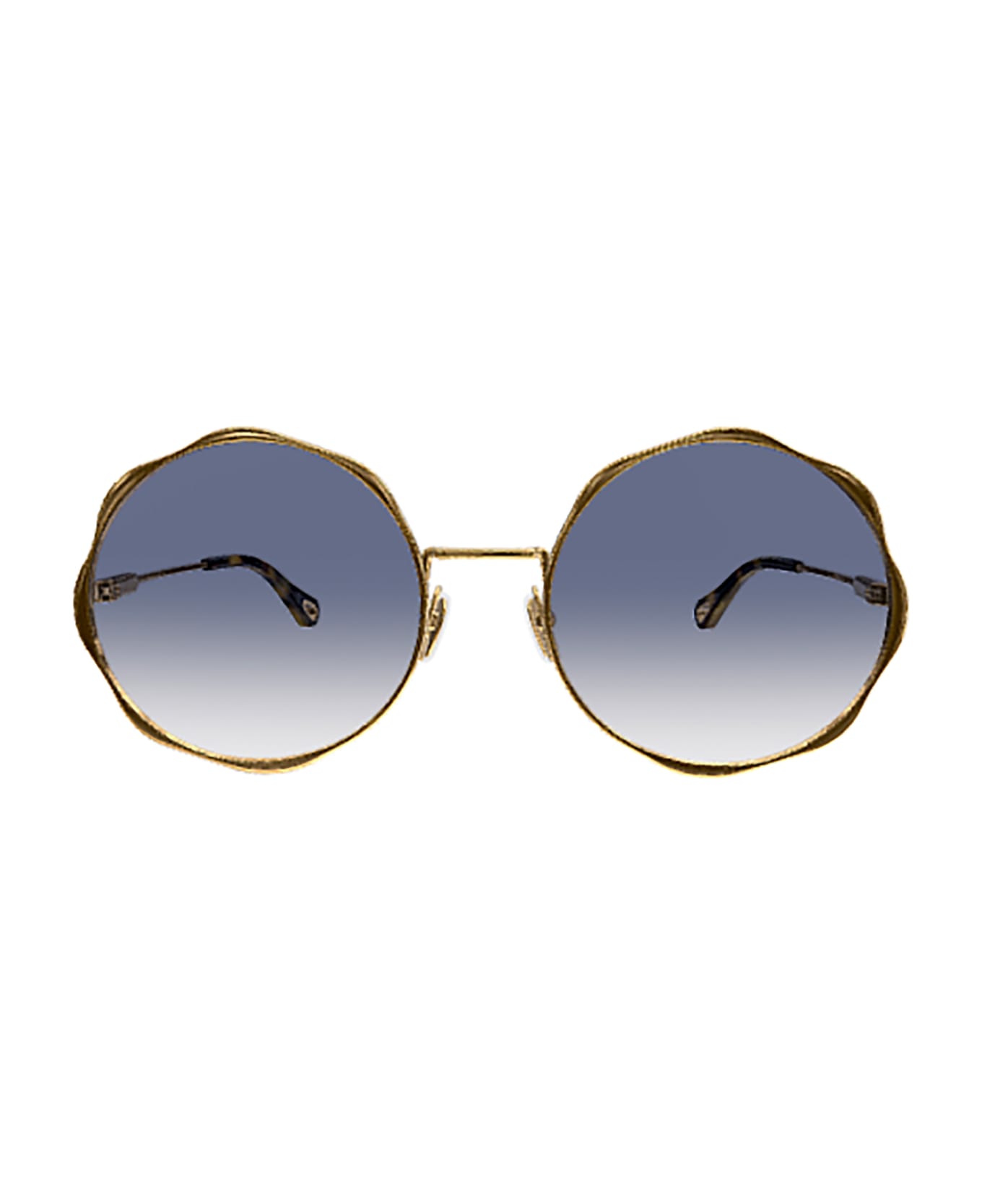 Chloé Eyewear CH0184S Sunglasses - Gold Gold Blue