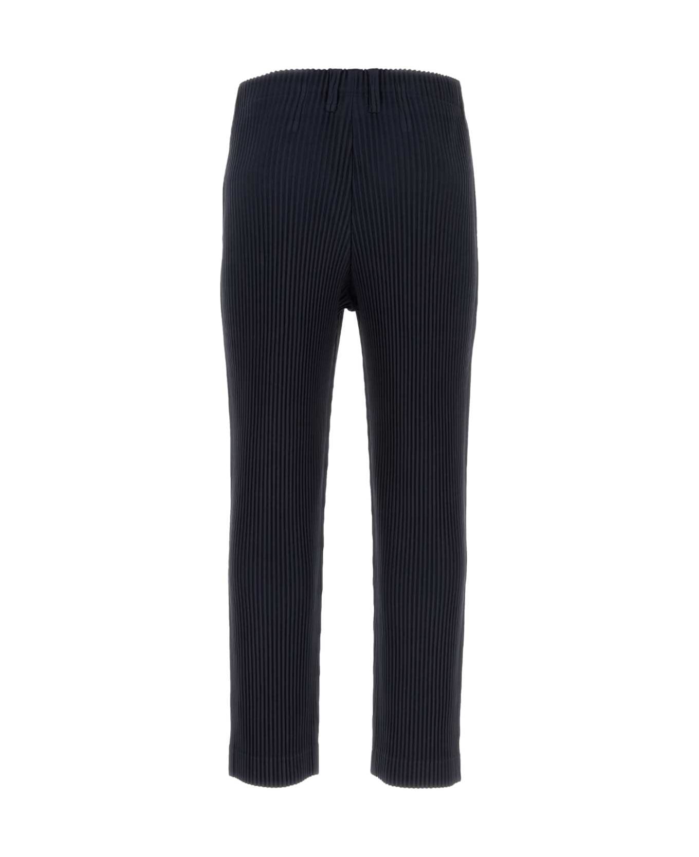 Homme Plissé Issey Miyake Midnight Blue Polyester Pant - NAVY