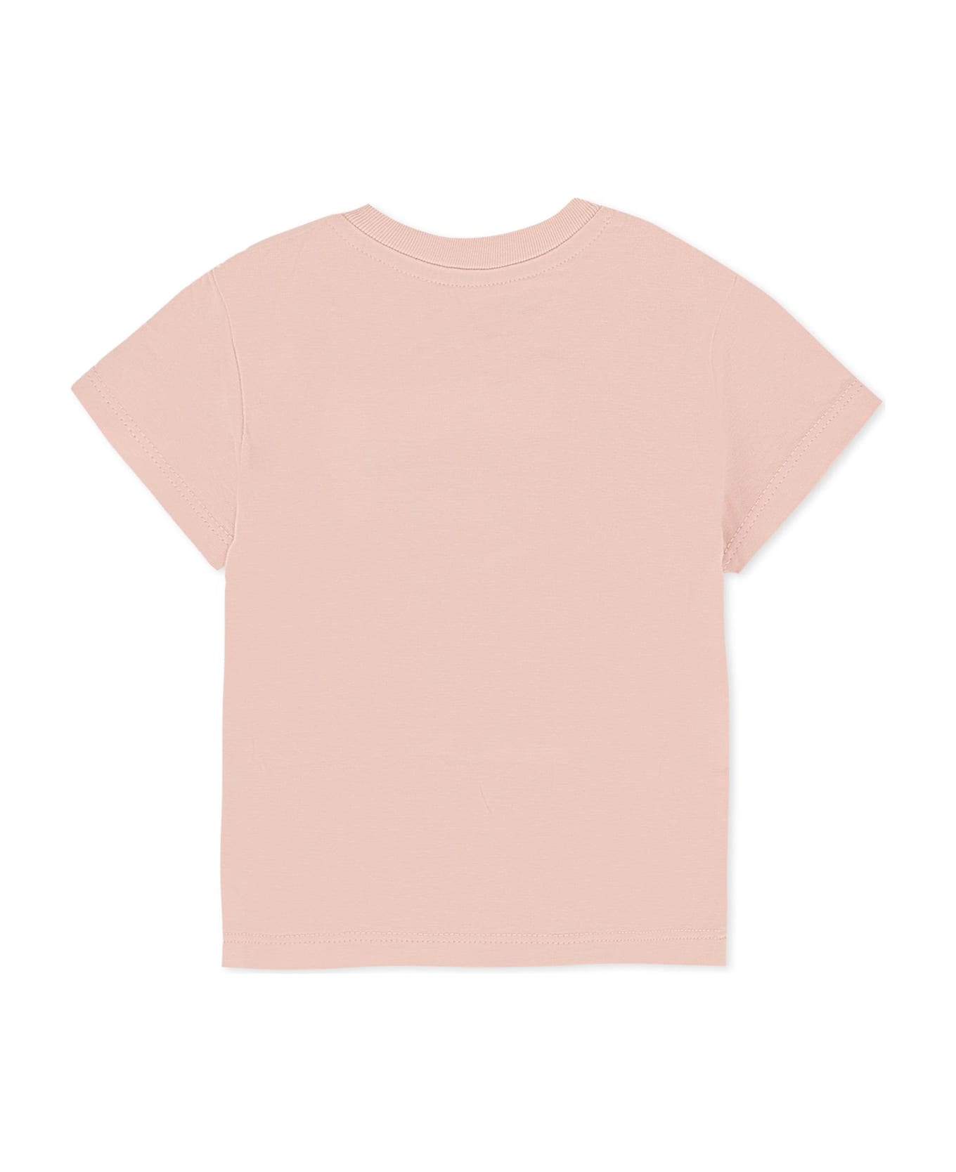 Off-White Pink T-shirt For Baby Girl With Logo - Pink