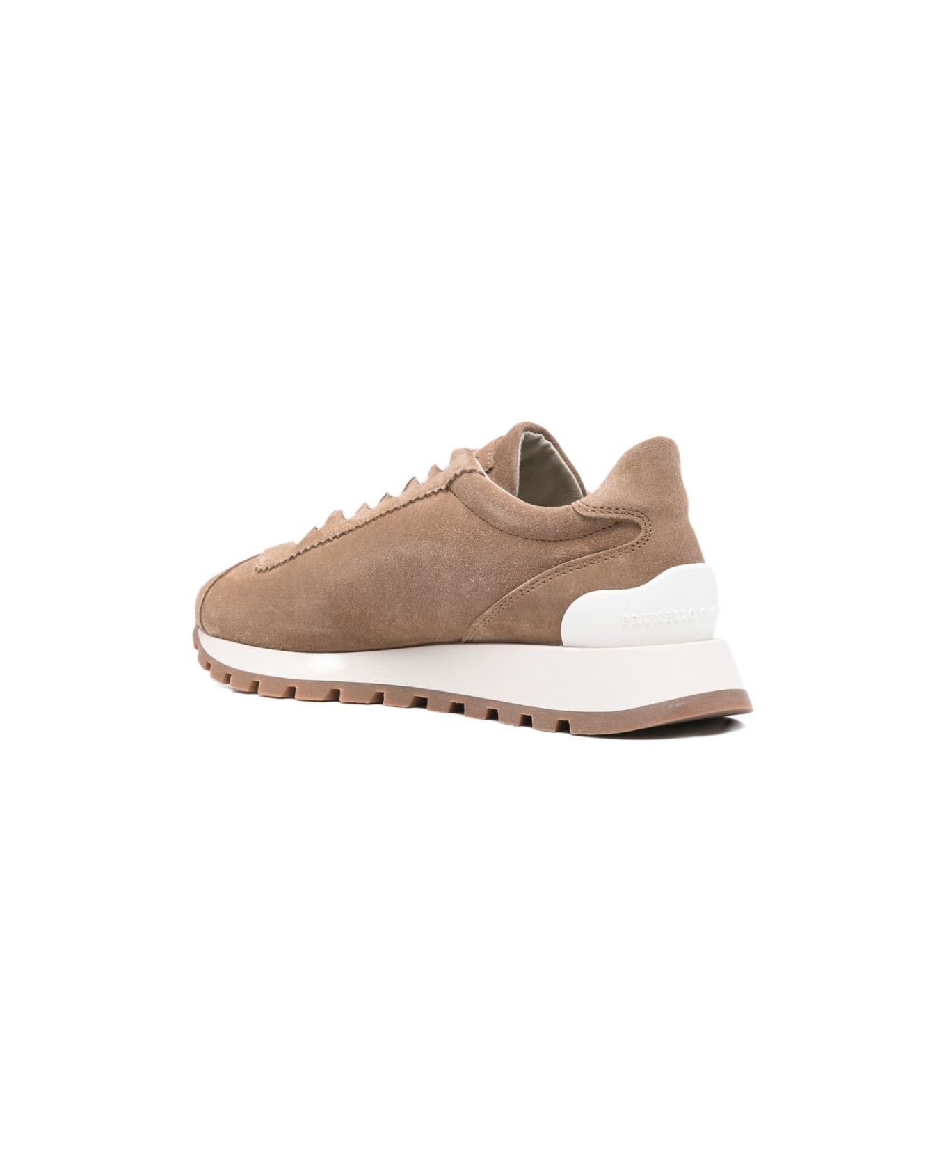 Brunello Cucinelli Leather Sneakers - Brown