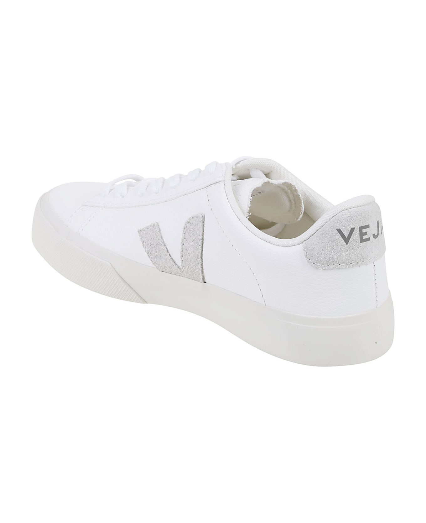 Veja Campo Chromefree - Extra White Natural Suede