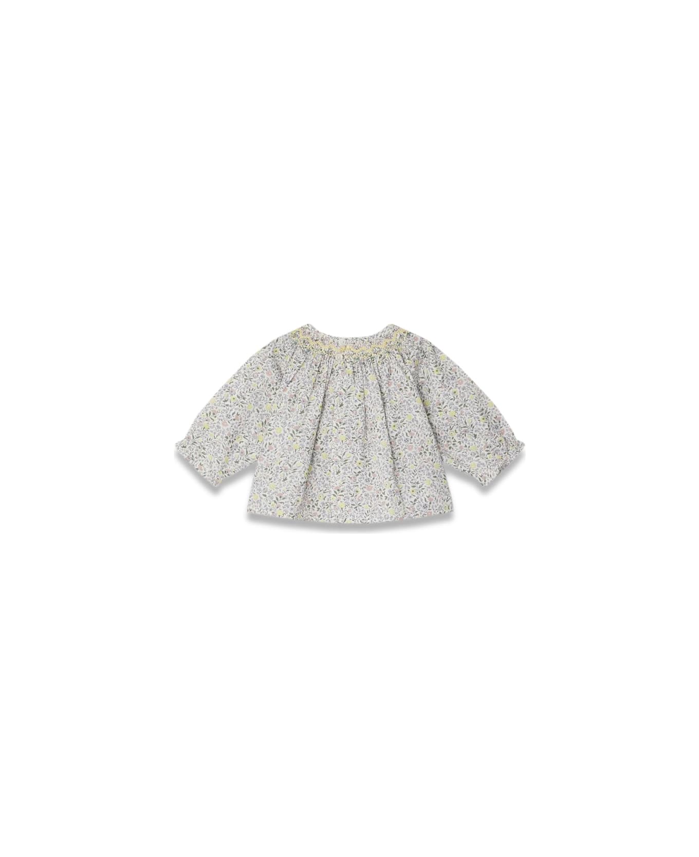 Bonpoint Griotte Smockee Blouse - GREY シャツ