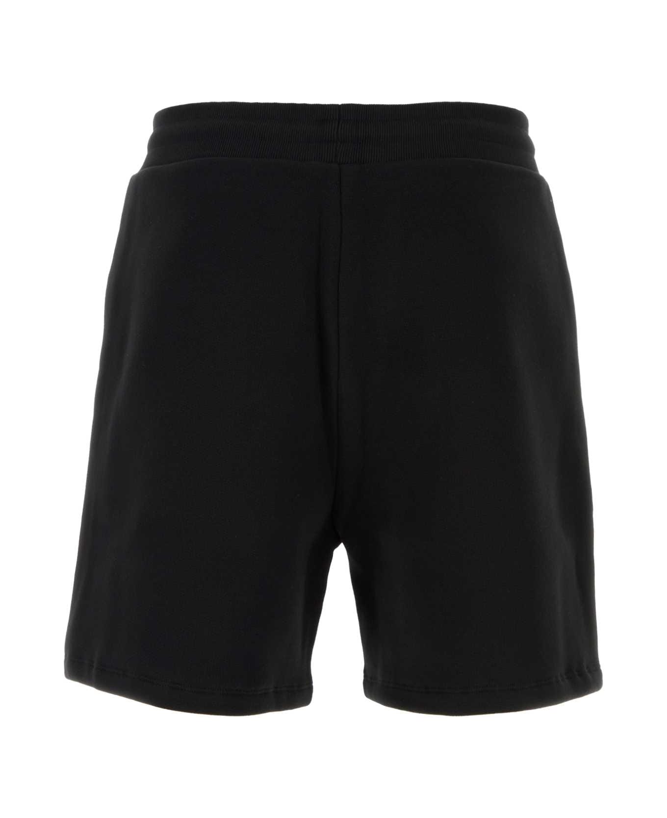 Ami Alexandre Mattiussi Black Cotton Blend Bermuda Shorts - BLACK name:468