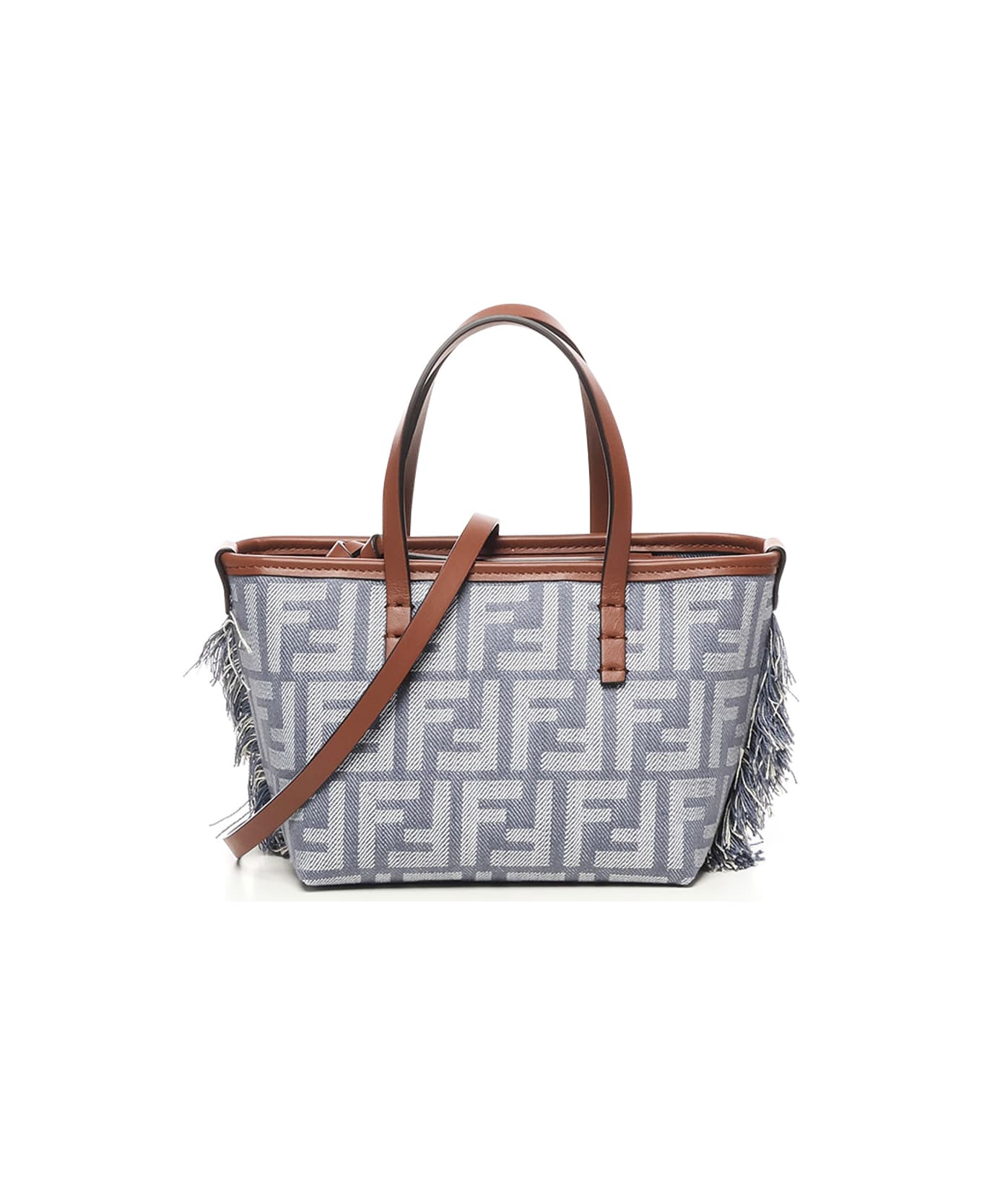 Fendi Ff Jacquard 
roll
 Mini Bag - Blue