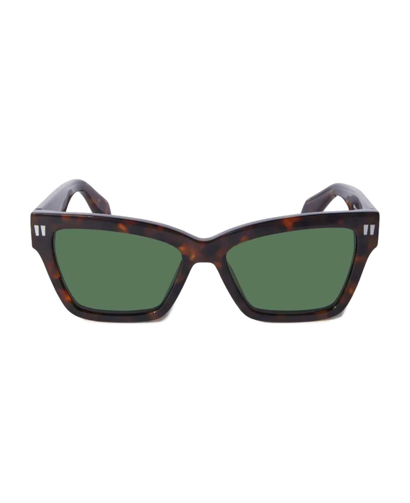Off-White Cincinnati - Havana / Green Sunglasses - Havana