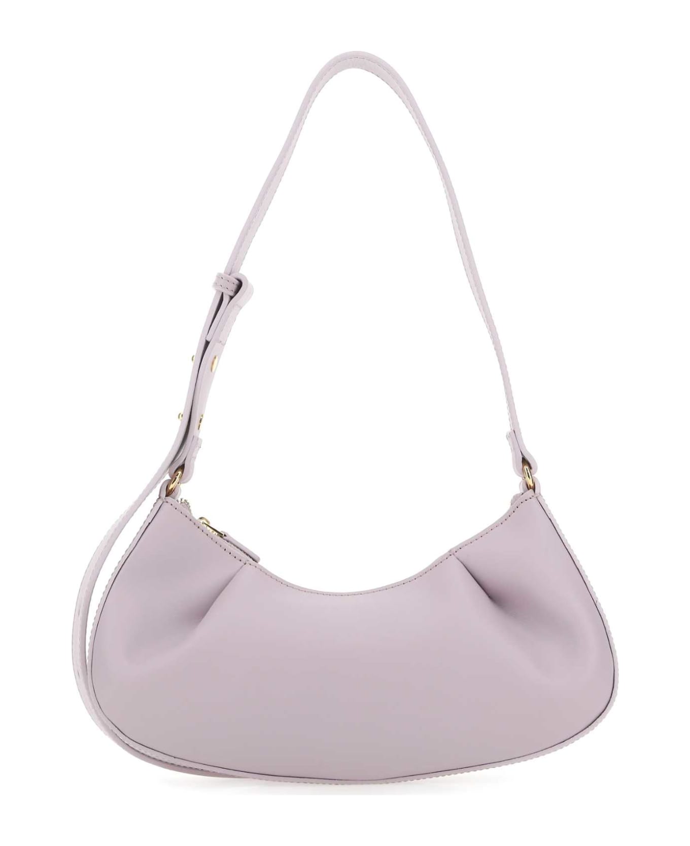 Elleme Lilac Leather Dimple Moon Shoulder Bag - HEATHER トートバッグ