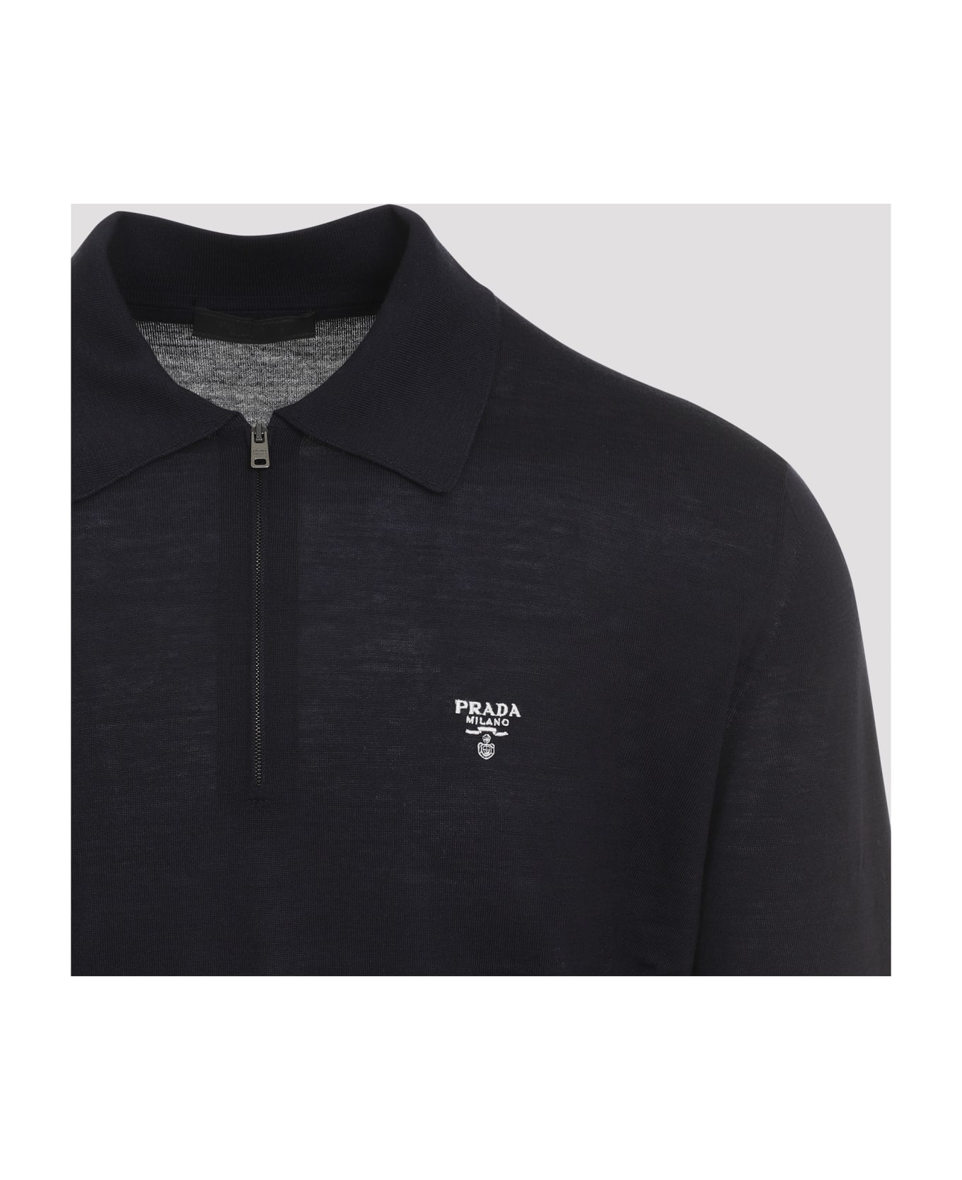 Prada Wool Polo - Blue