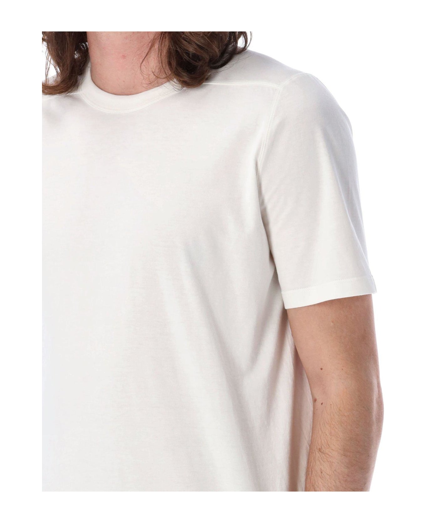 Rick Owens Jersey Crewneck T-shirt - NEUTRALS