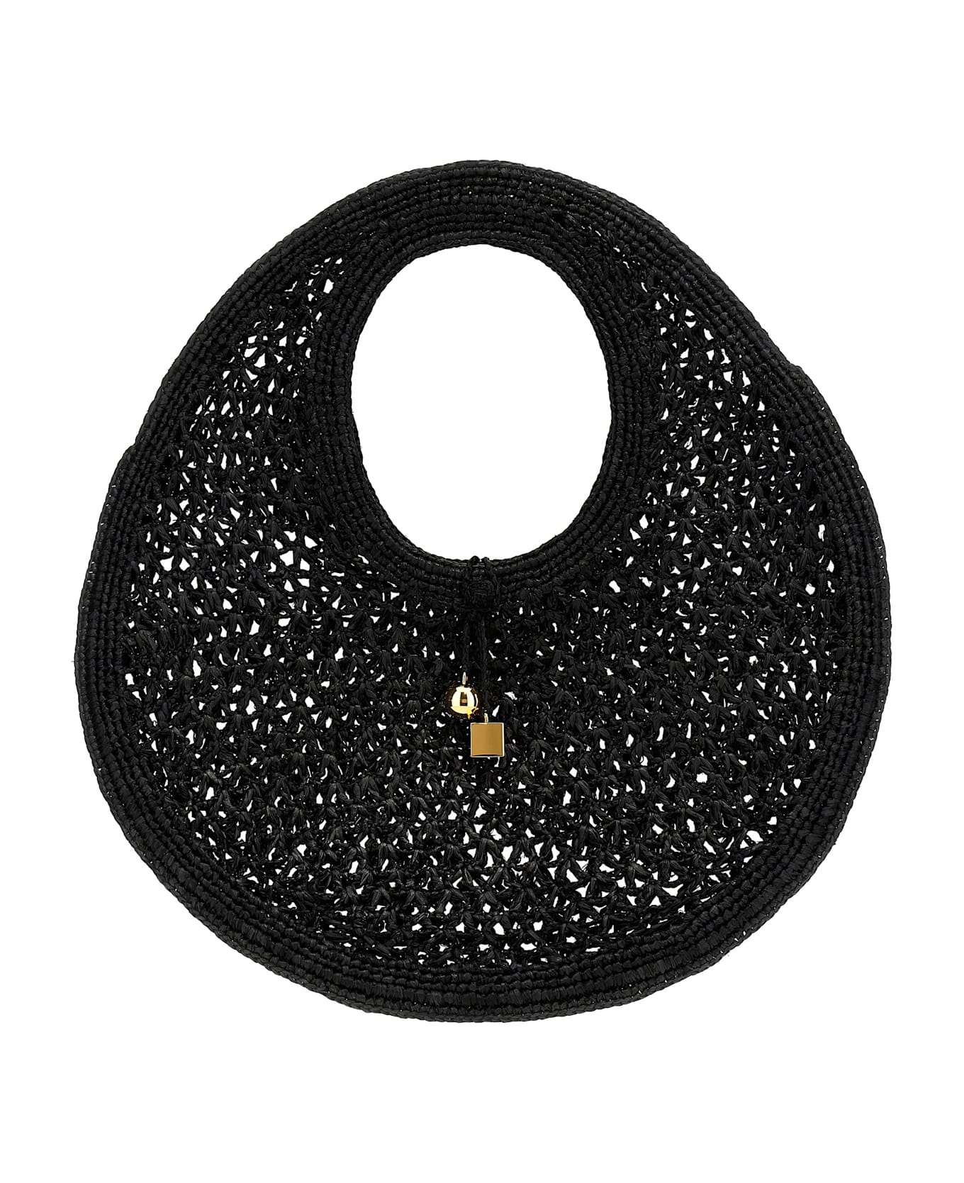 Jacquemus 'le Rond Spiaggia' Handbag - Black  