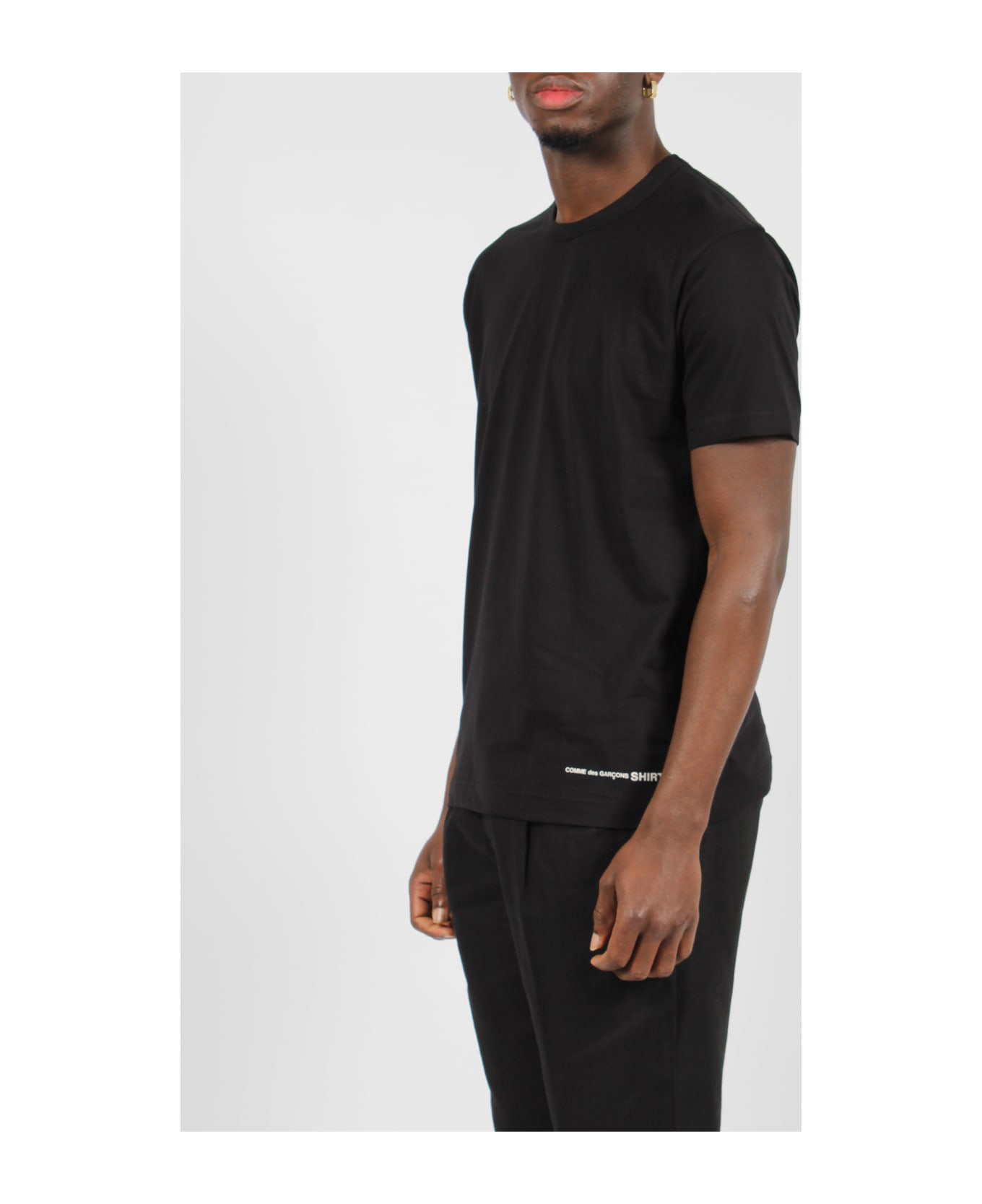 Comme des Garçons Shirt Logo Print T-shirt - Black シャツ