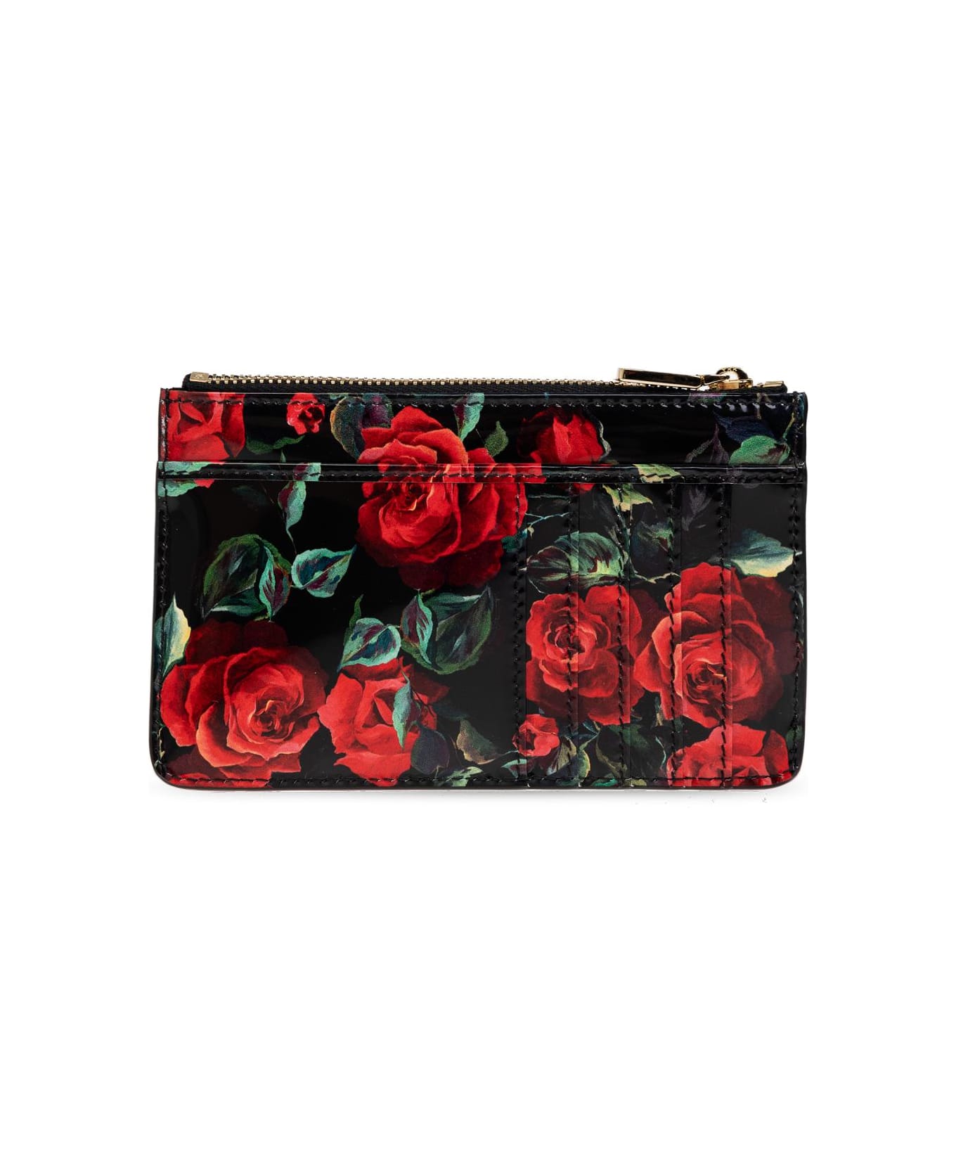 Dolce & Gabbana Wallet With Floral Motif - Pink