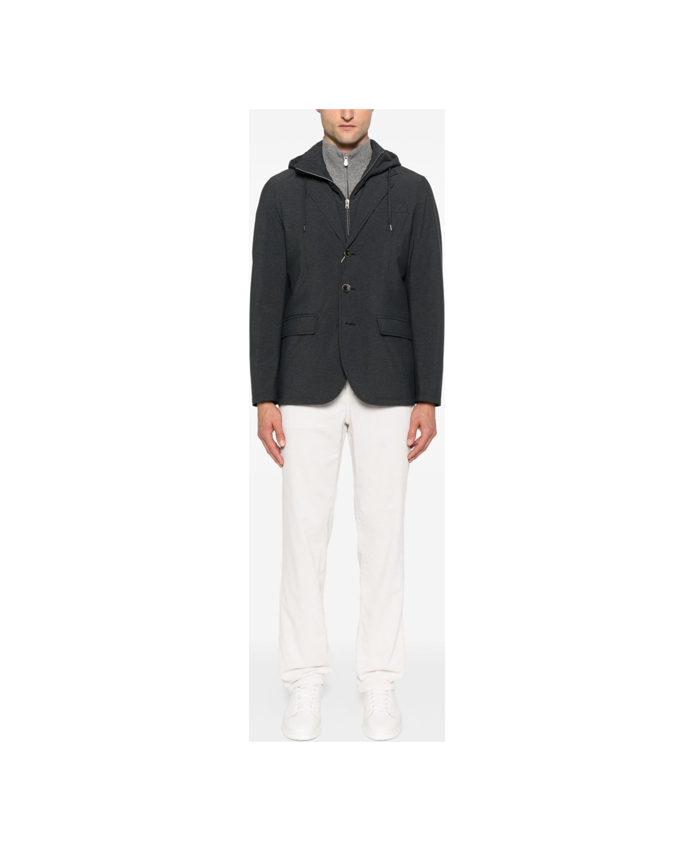 Herno Nylon Jacket - Grey