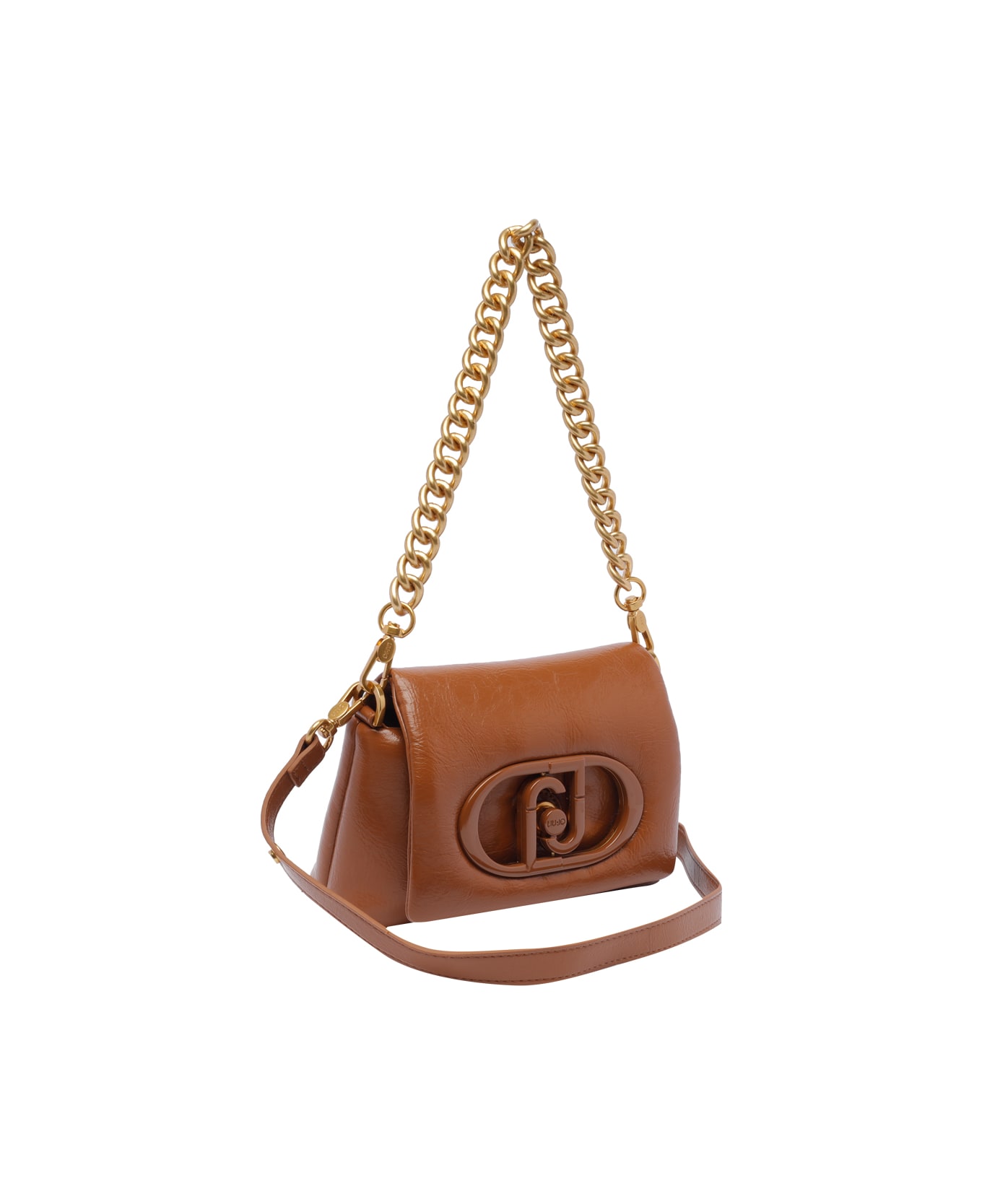 Liu-Jo Logo Crossbody Bag - Brown