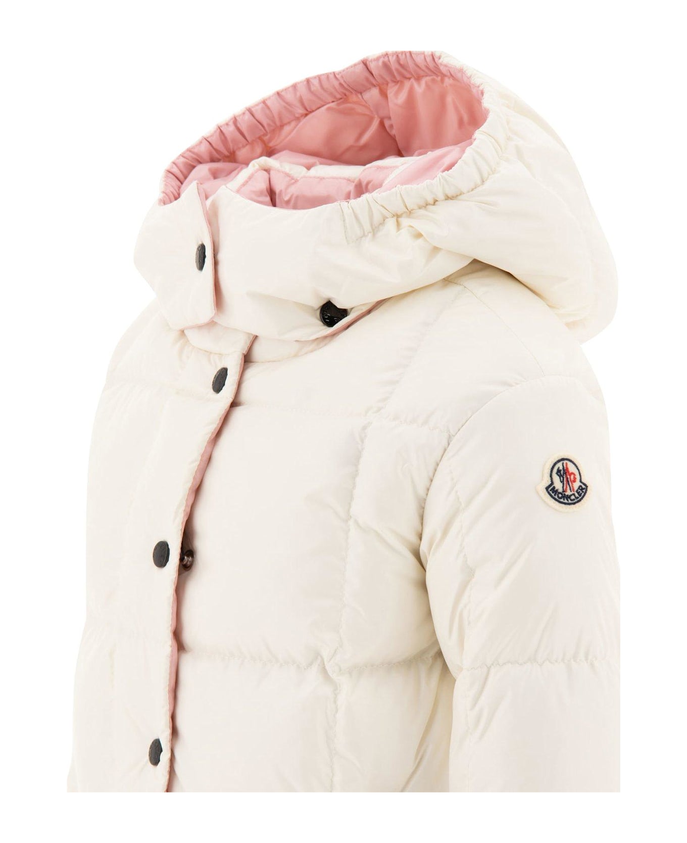 Moncler Ebre Zip-up Hooded Puffer Jacket