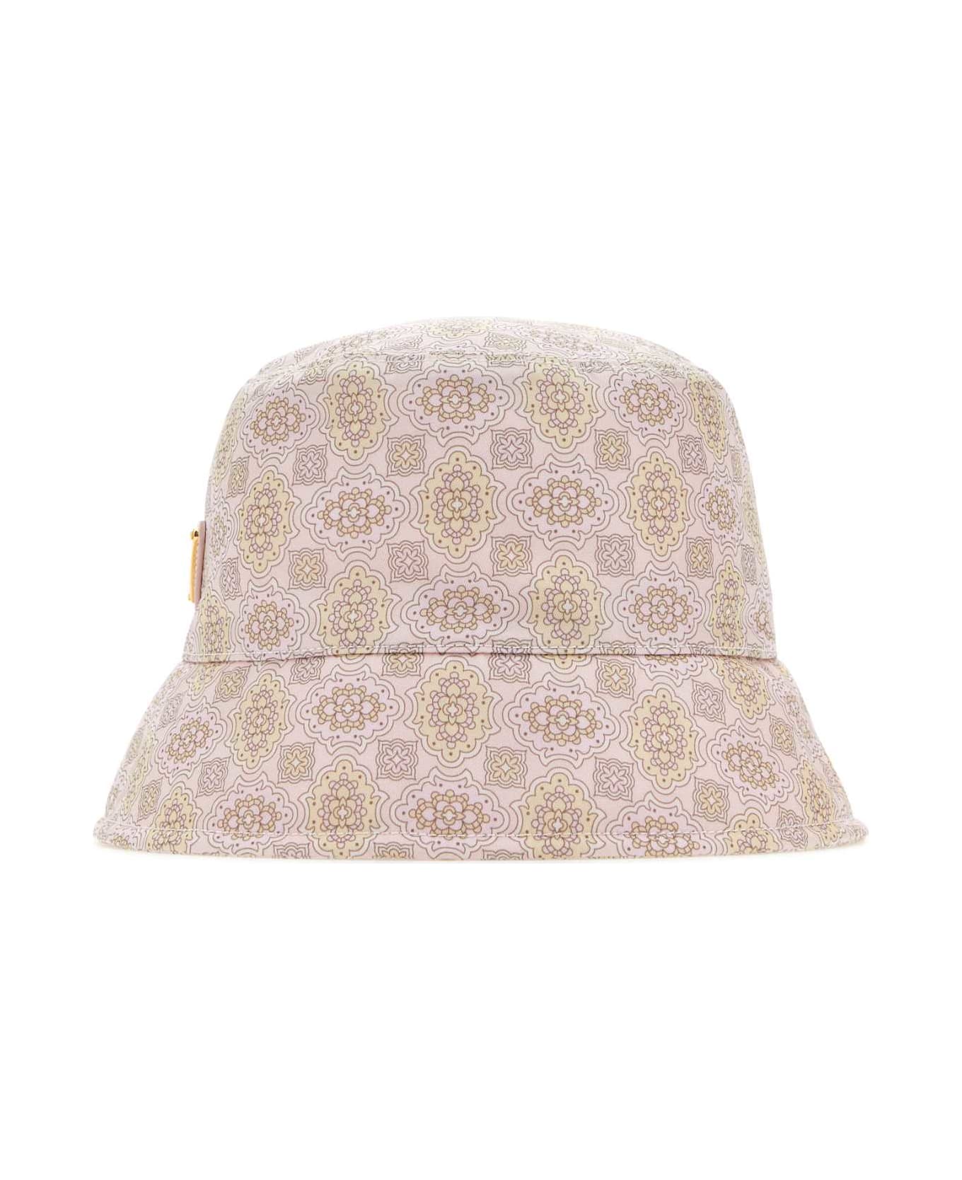 Prada Printed Re-nylon Bucket Hat - PETALO